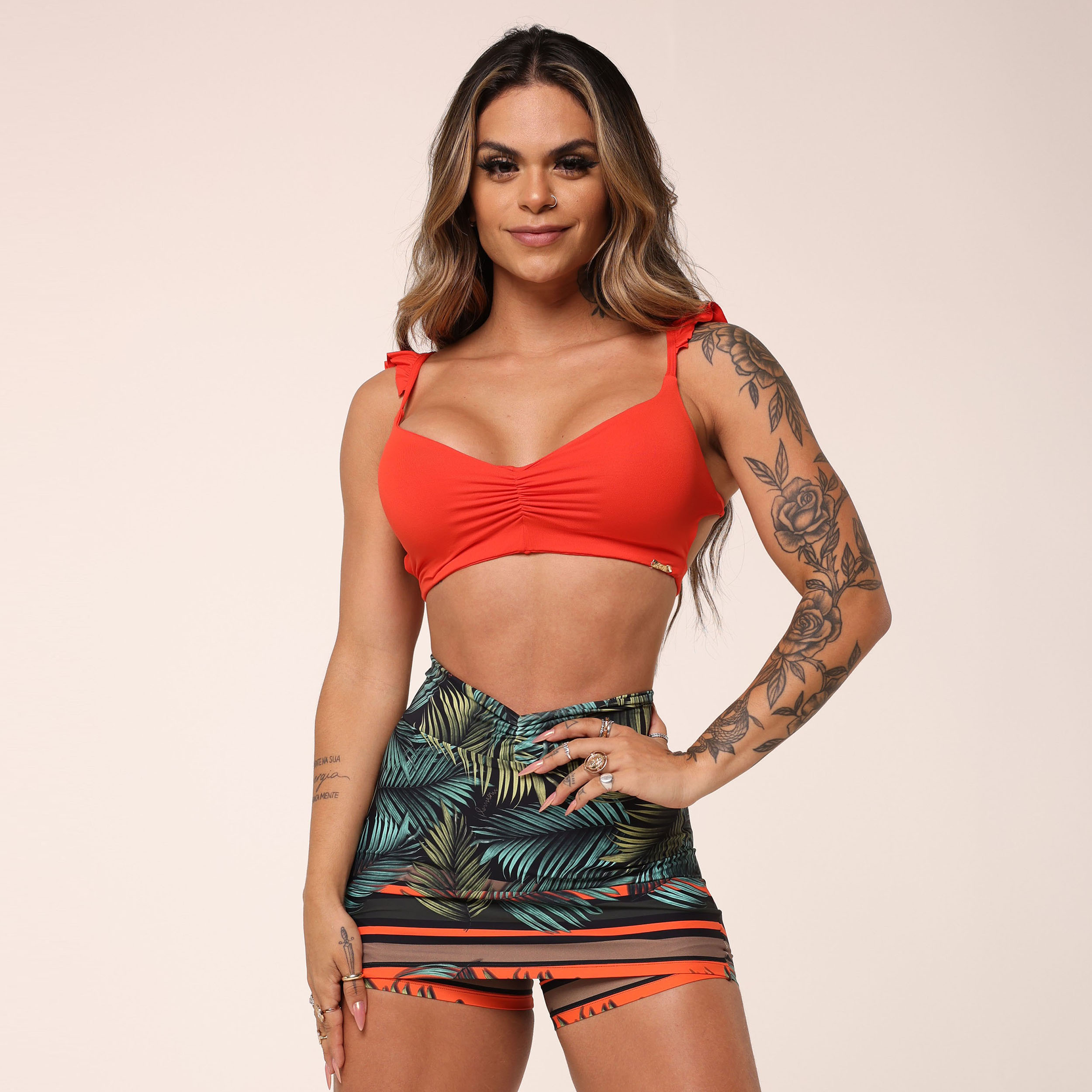 SHORT-SAIA FUNNY FLORA EXCLUSIVO - Imagem 7