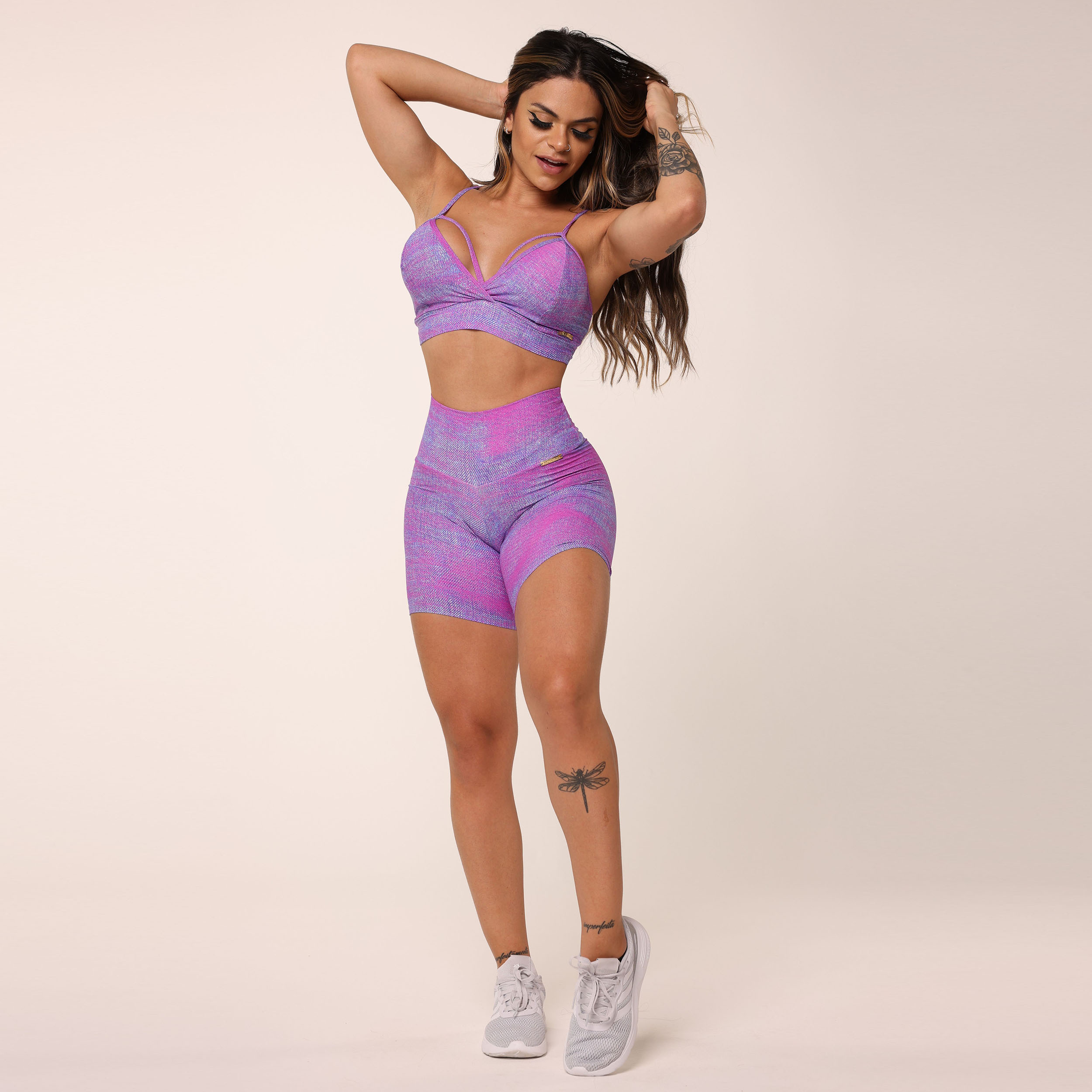 TOP STRAPPY JEANS COOL LILAC EXCLUSIVO - Imagem 7