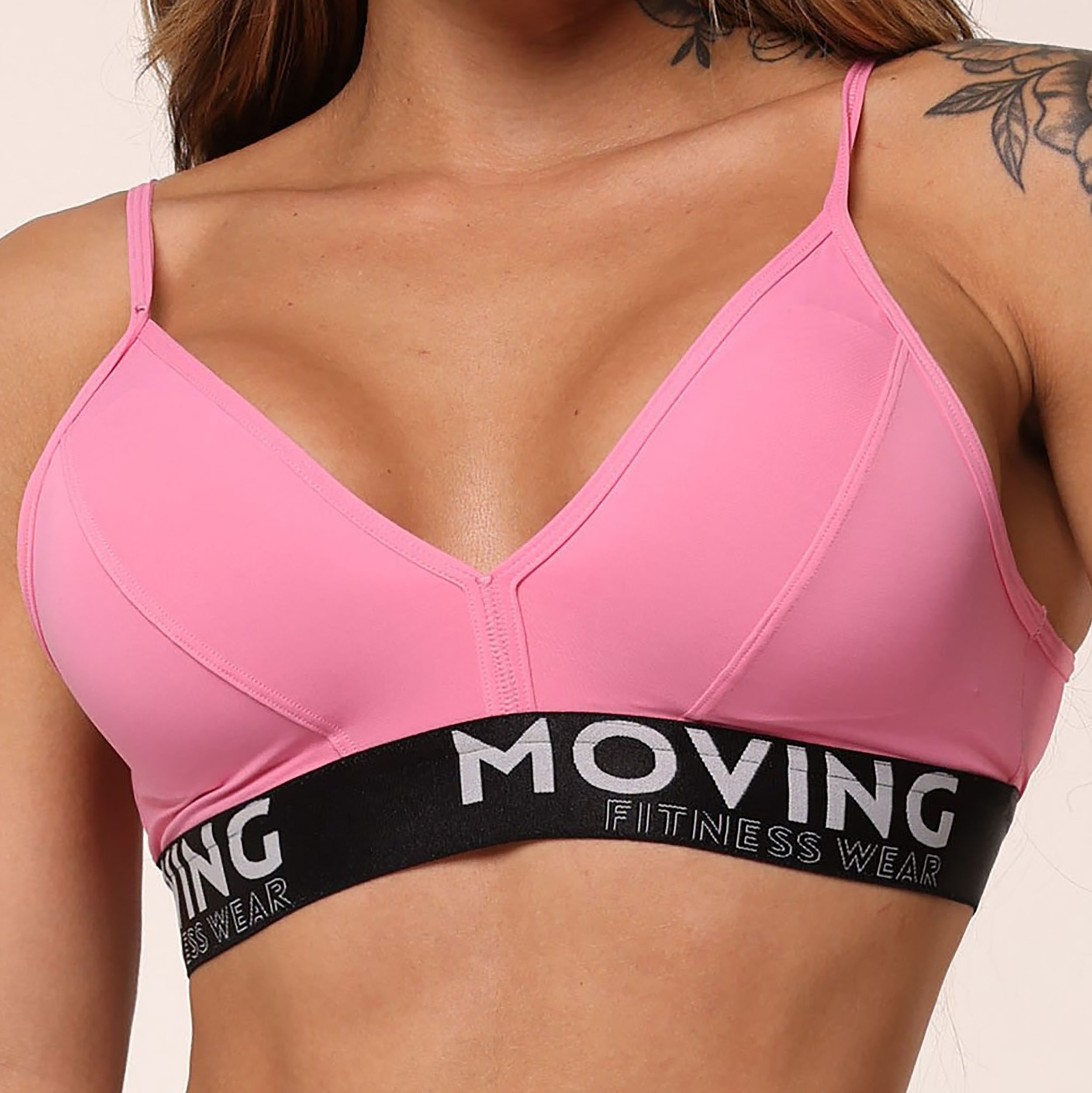 TOP MILANO ROSA SECO COM ELÁSTICO PRETO - Imagem 2