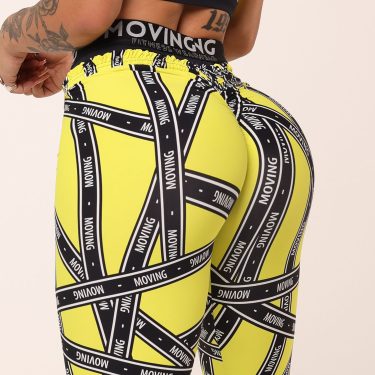 LEGGING BOXER EMPINA BUMBUM STRIP GOLD EXCLUSIVA