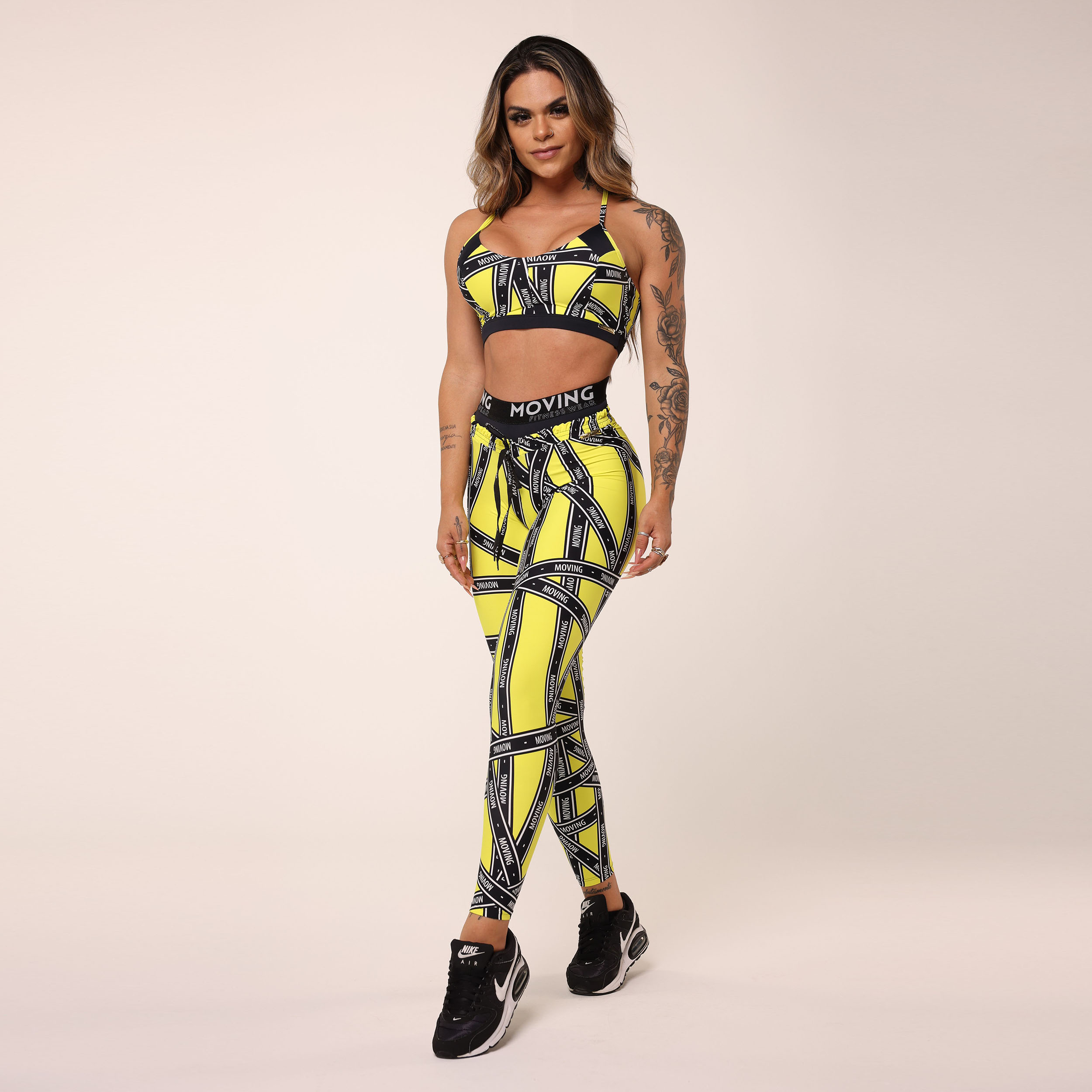 LEGGING BOXER EMPINA BUMBUM STRIP GOLD EXCLUSIVA - Imagem 6