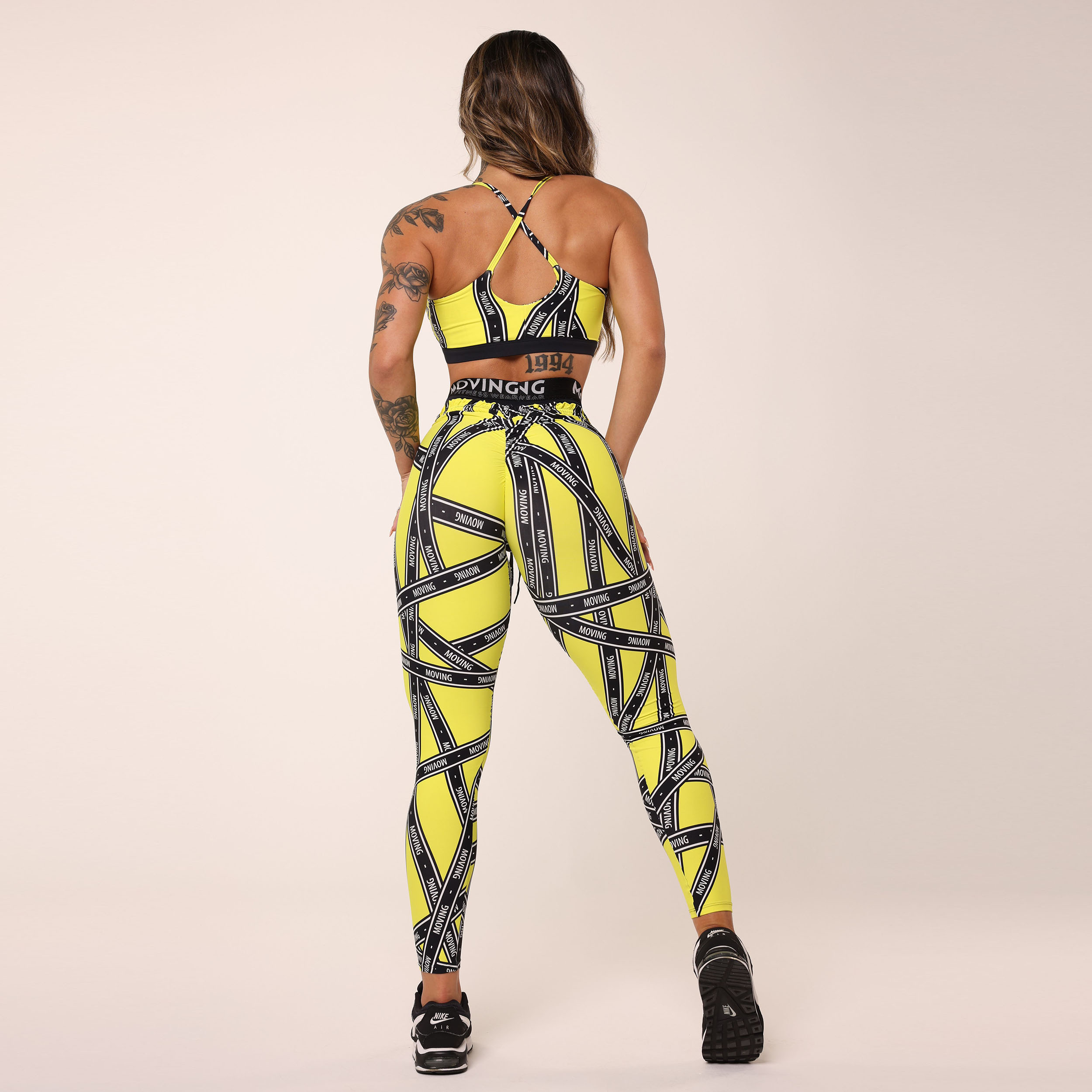 LEGGING BOXER EMPINA BUMBUM STRIP GOLD EXCLUSIVA - Imagem 10