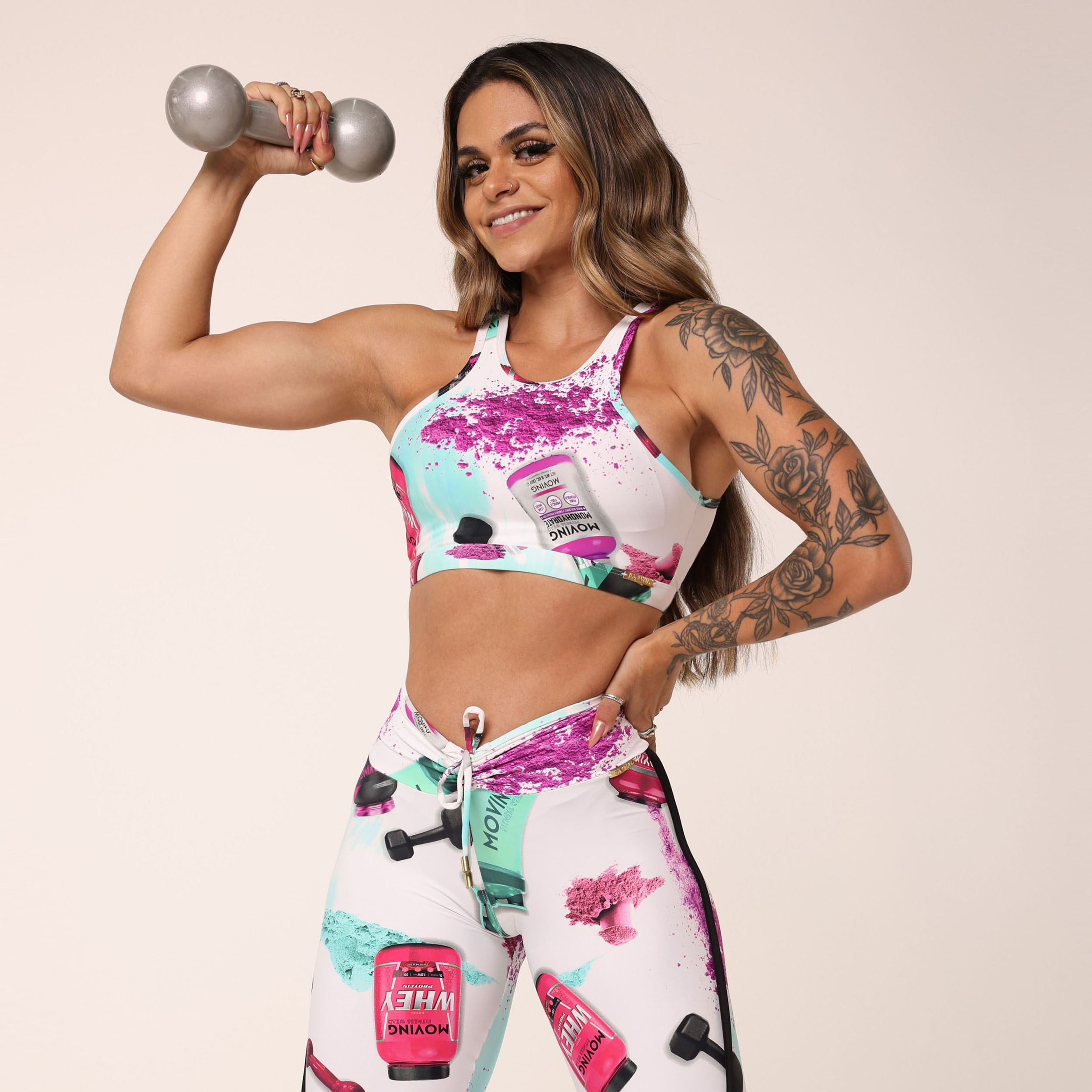 LEGGING RECORTE EMPINA BUMBUM WHEY PROTEIN EXCLUSIVA - Imagem 4