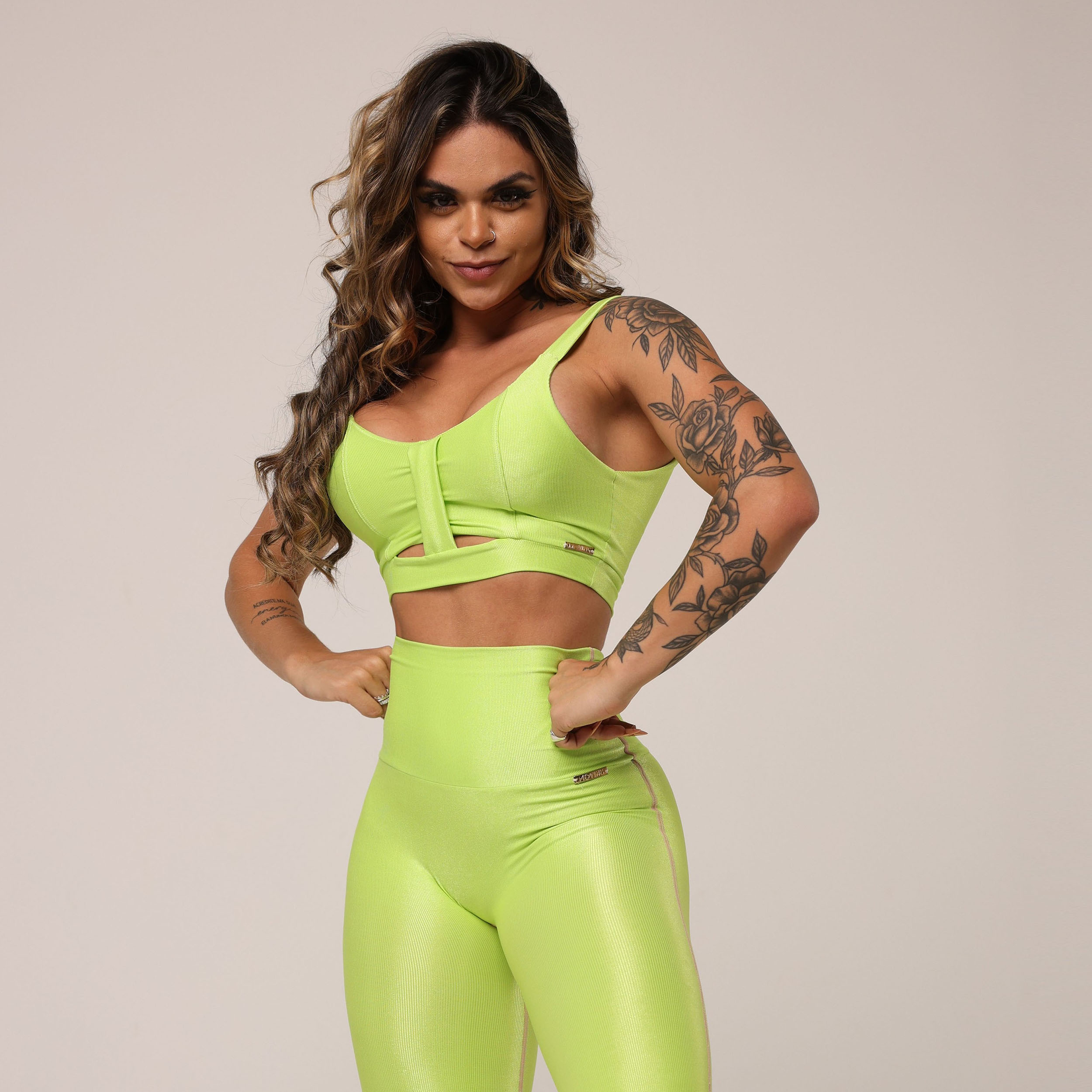 LEGGING CONFORT COMUM GLOSSY LIMA - Imagem 4