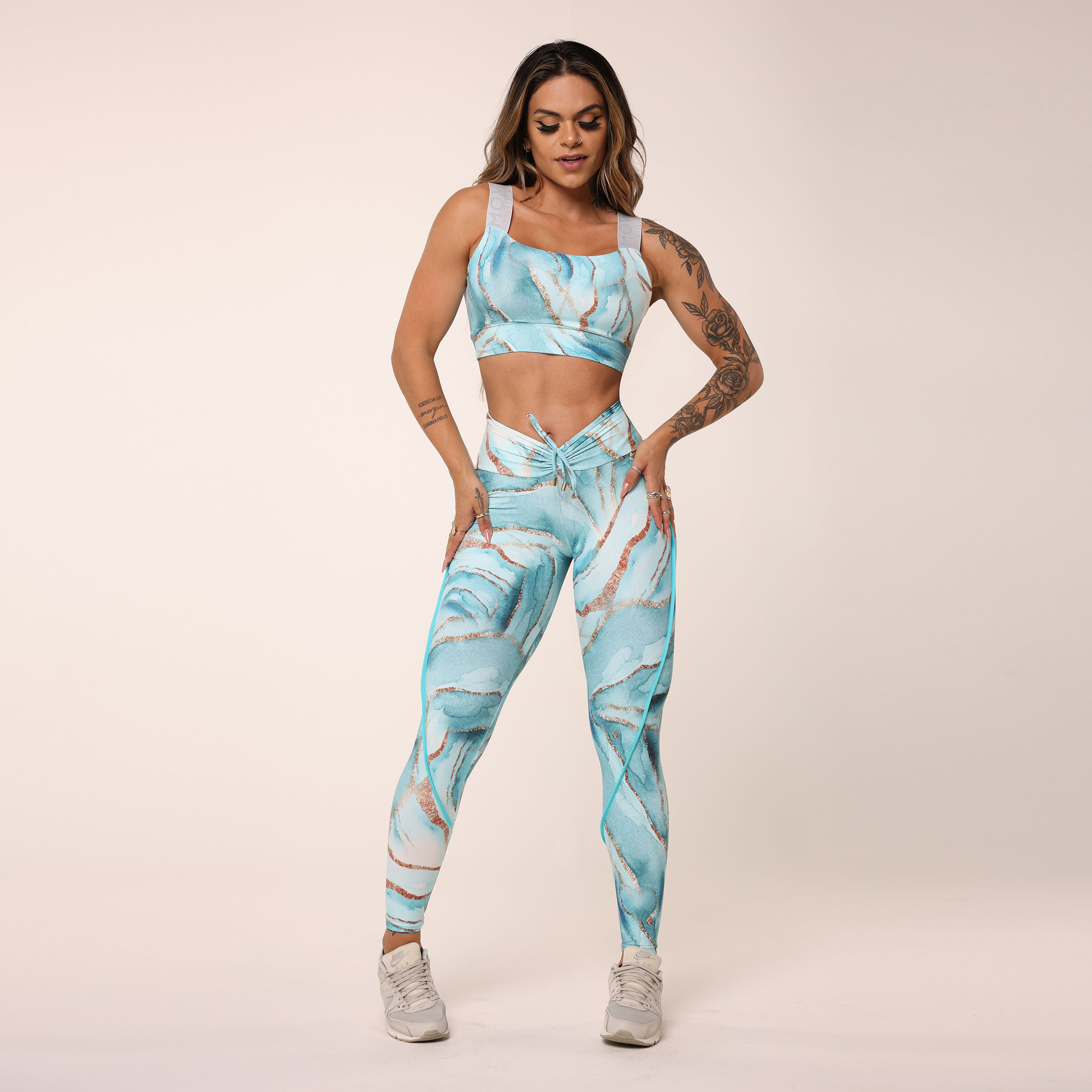 LEGGING RECORTE EMPINA BUMBUM GLOW OCEAN EXCLUSIVA - Imagem 7