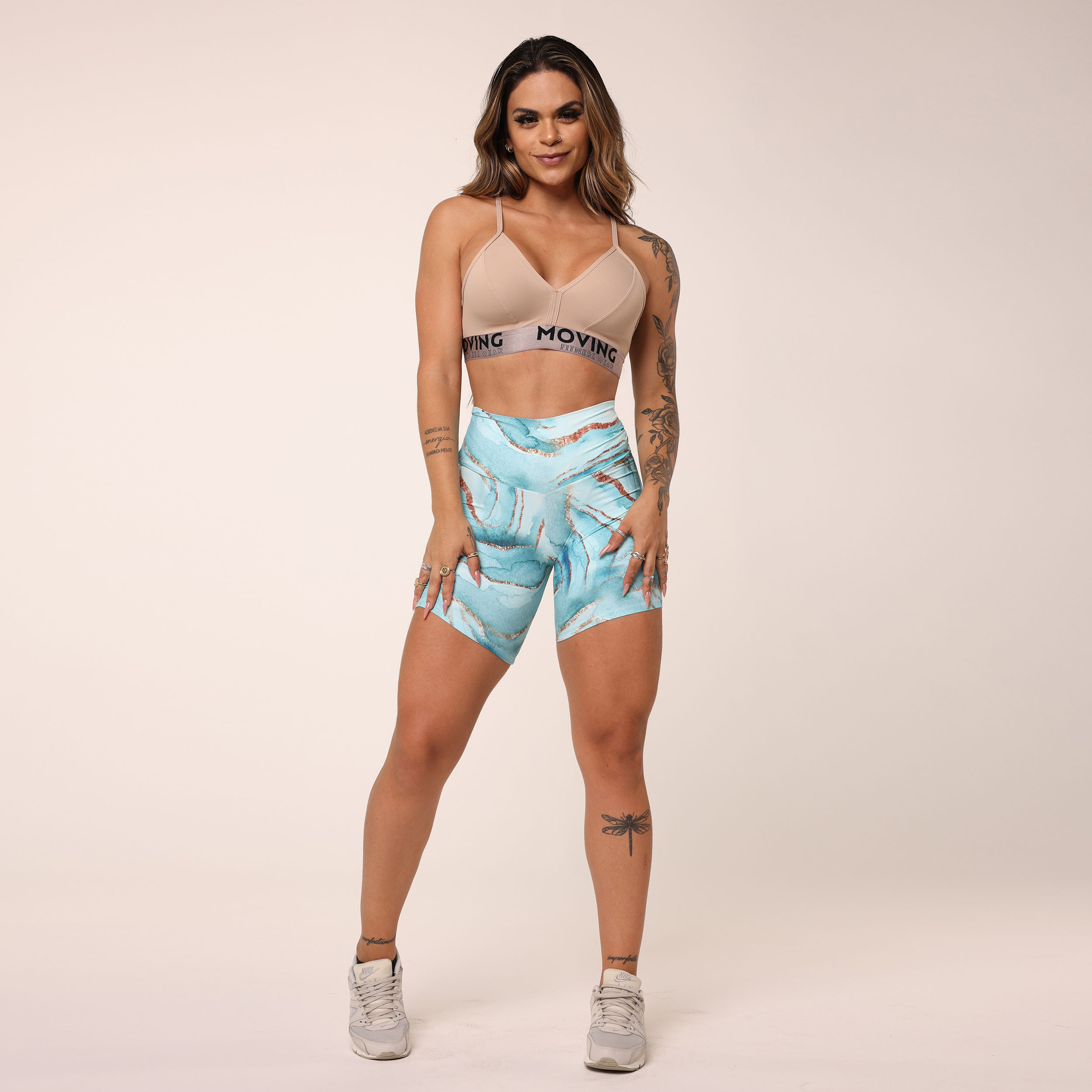 SHORT EMPINA BUMBUM GLOW OCEAN EXCLUSIVO - Imagem 7