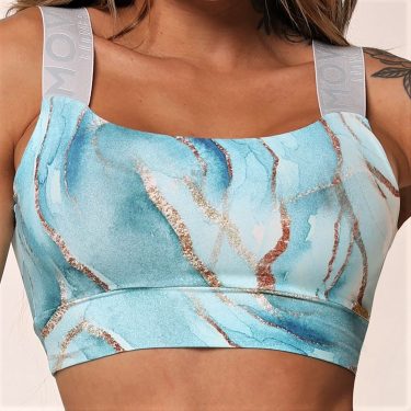 TOP FAIXA COM ELÁSTICO GLOW OCEAN EXCLUSIVO