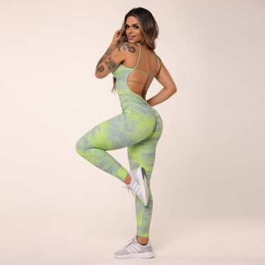 MACACÃO MOVING EMPINA BUMBUM JEANS COOL EXCLUSIVO