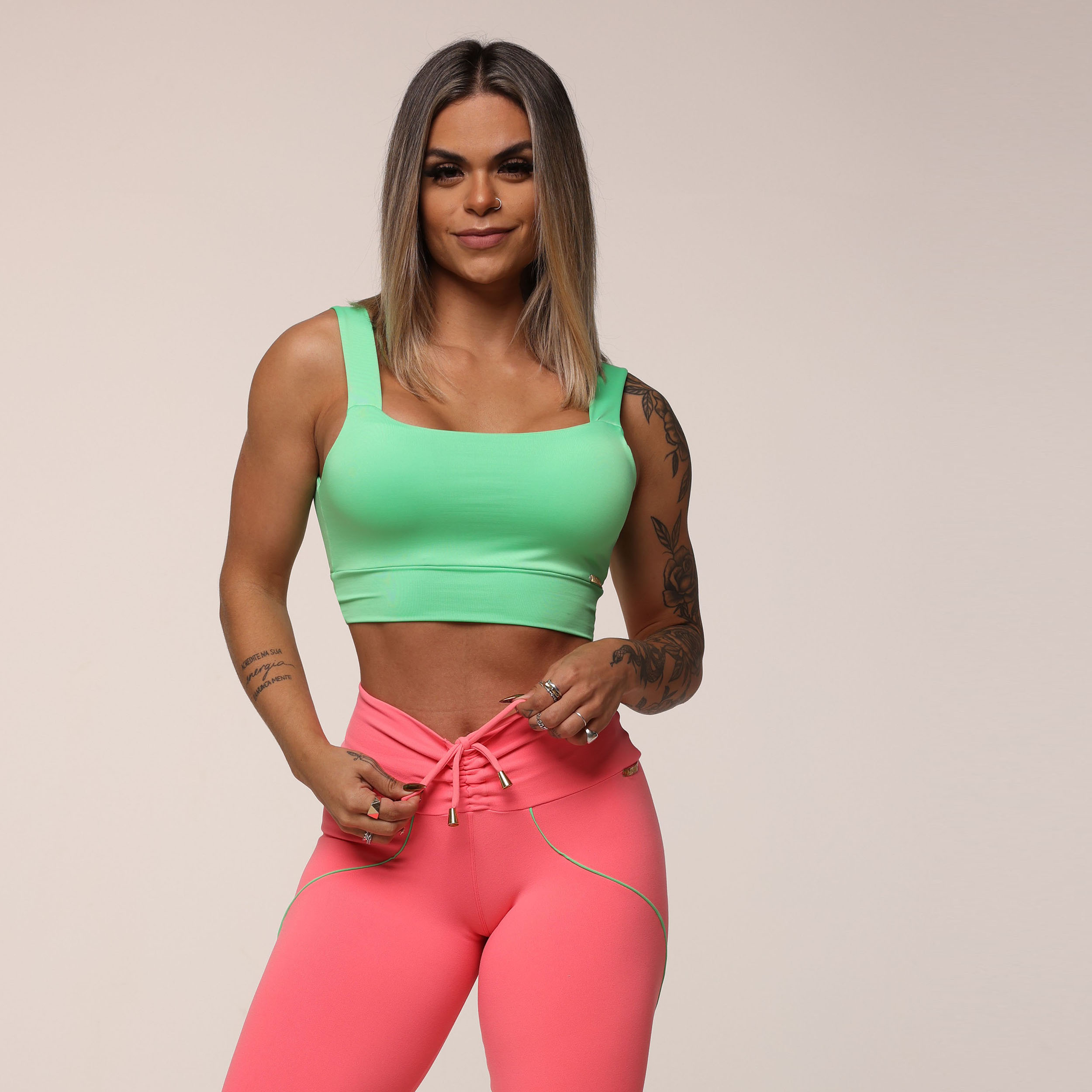 LEGGING LINEAR EMPINA BUMBUM PEACH - Imagem 3