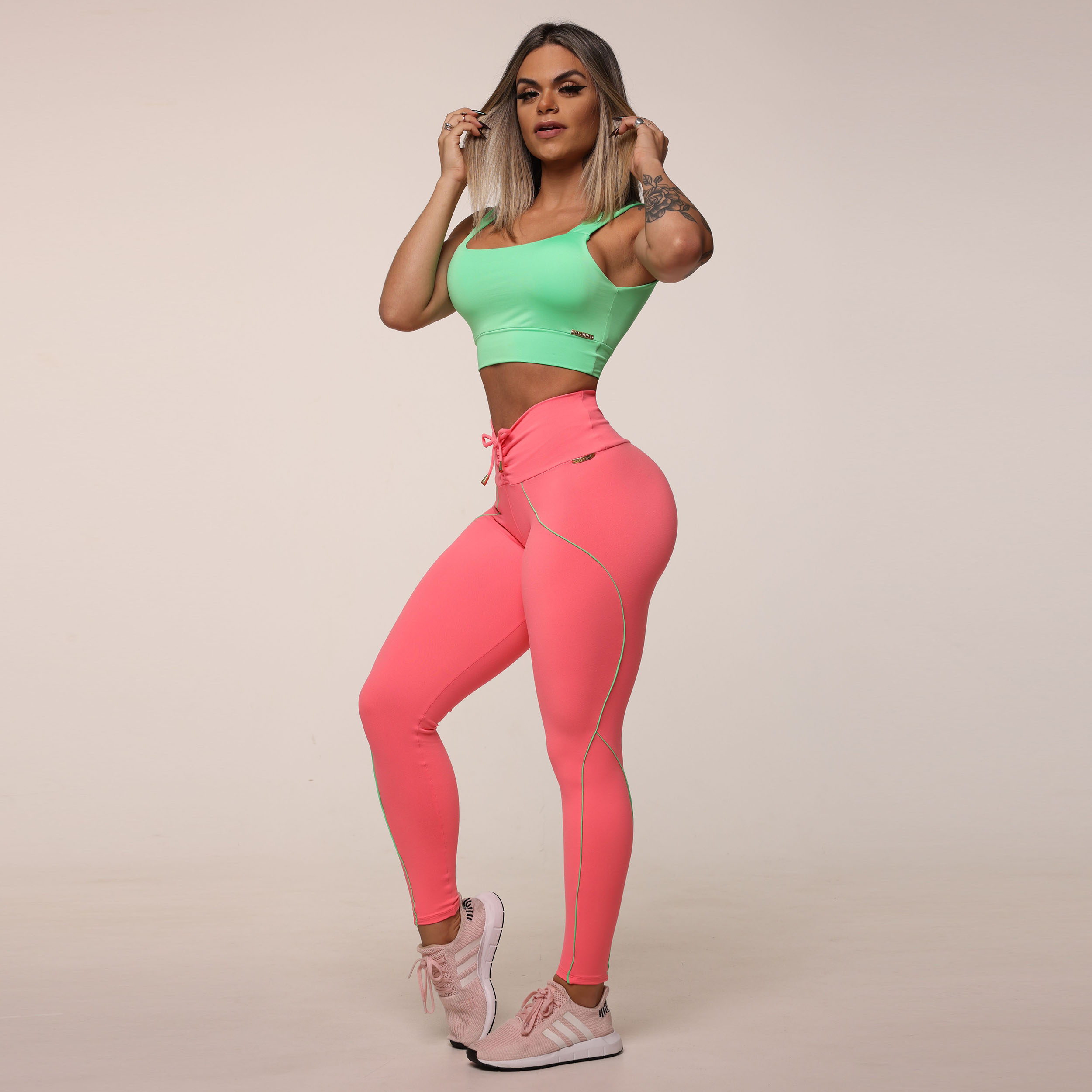 LEGGING LINEAR EMPINA BUMBUM PEACH - Imagem 8