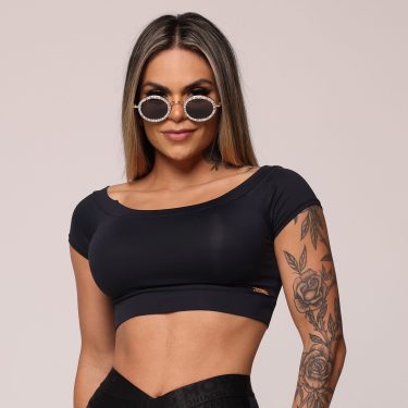 CROPPED CIGANINHA PRETO