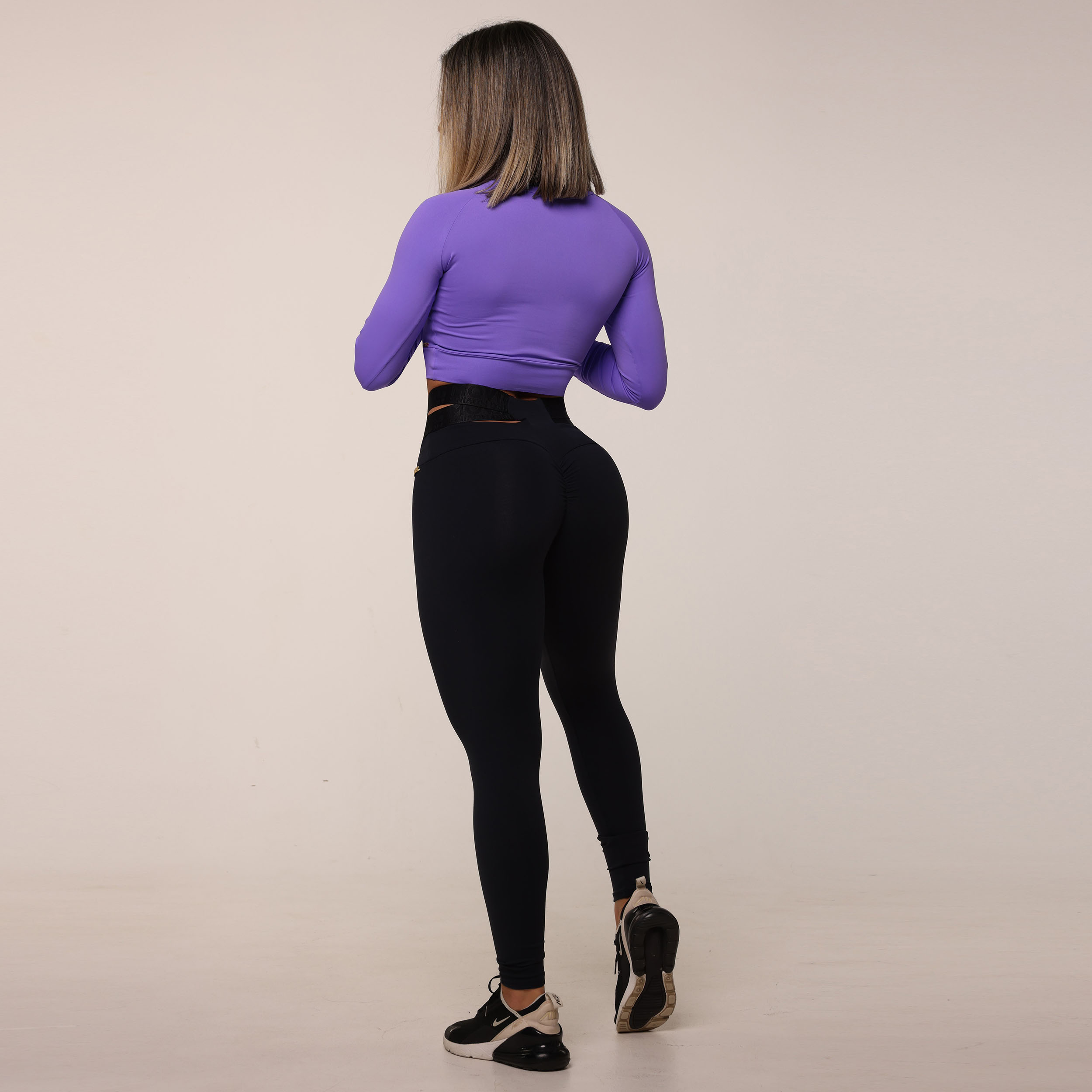CROPPED CARMEL MANGA LONGA VIOLETA - Imagem 6
