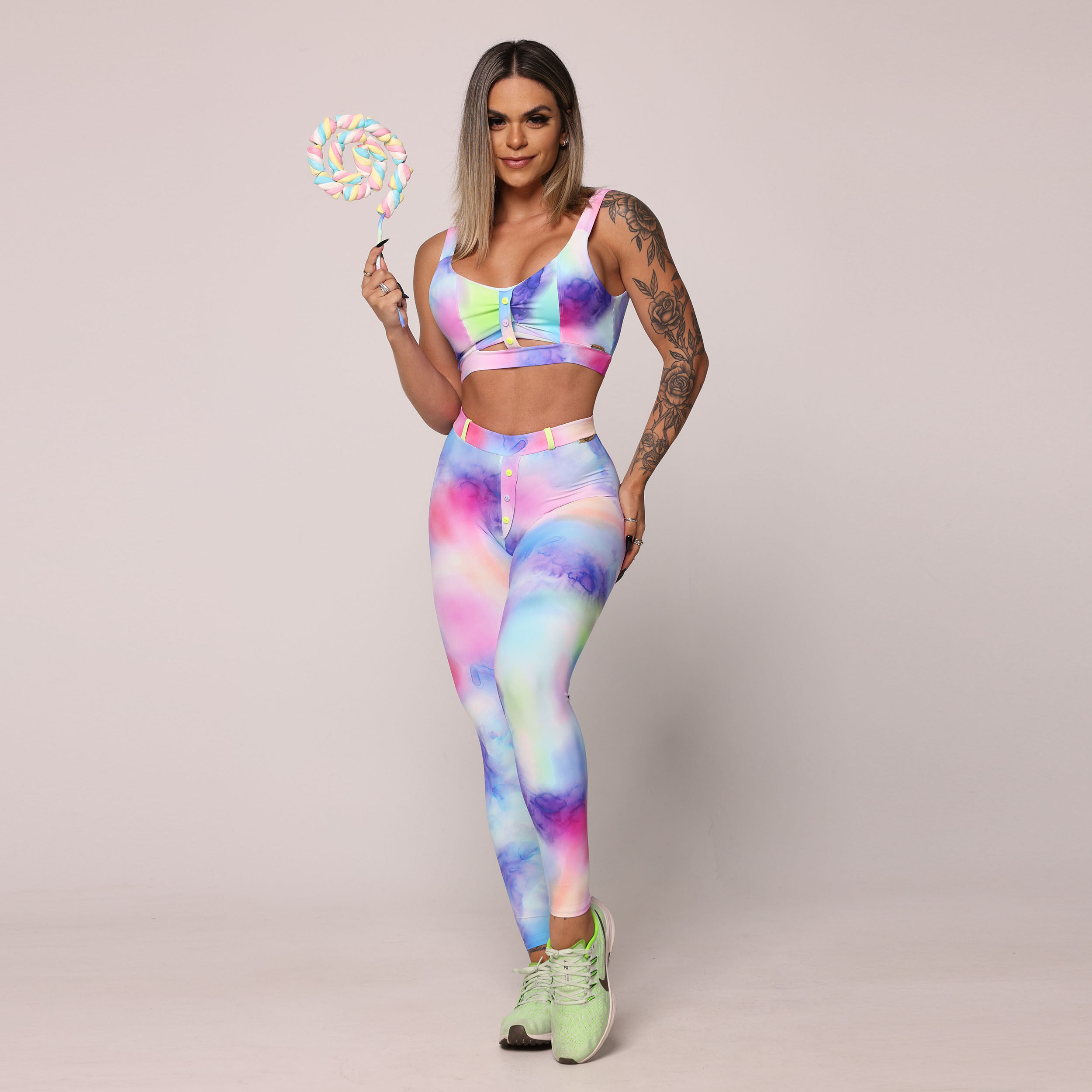 LEGGING PREPPY EMPINA BUMBUM ALGODÃO DOCE EXCLUSIVA - Imagem 11