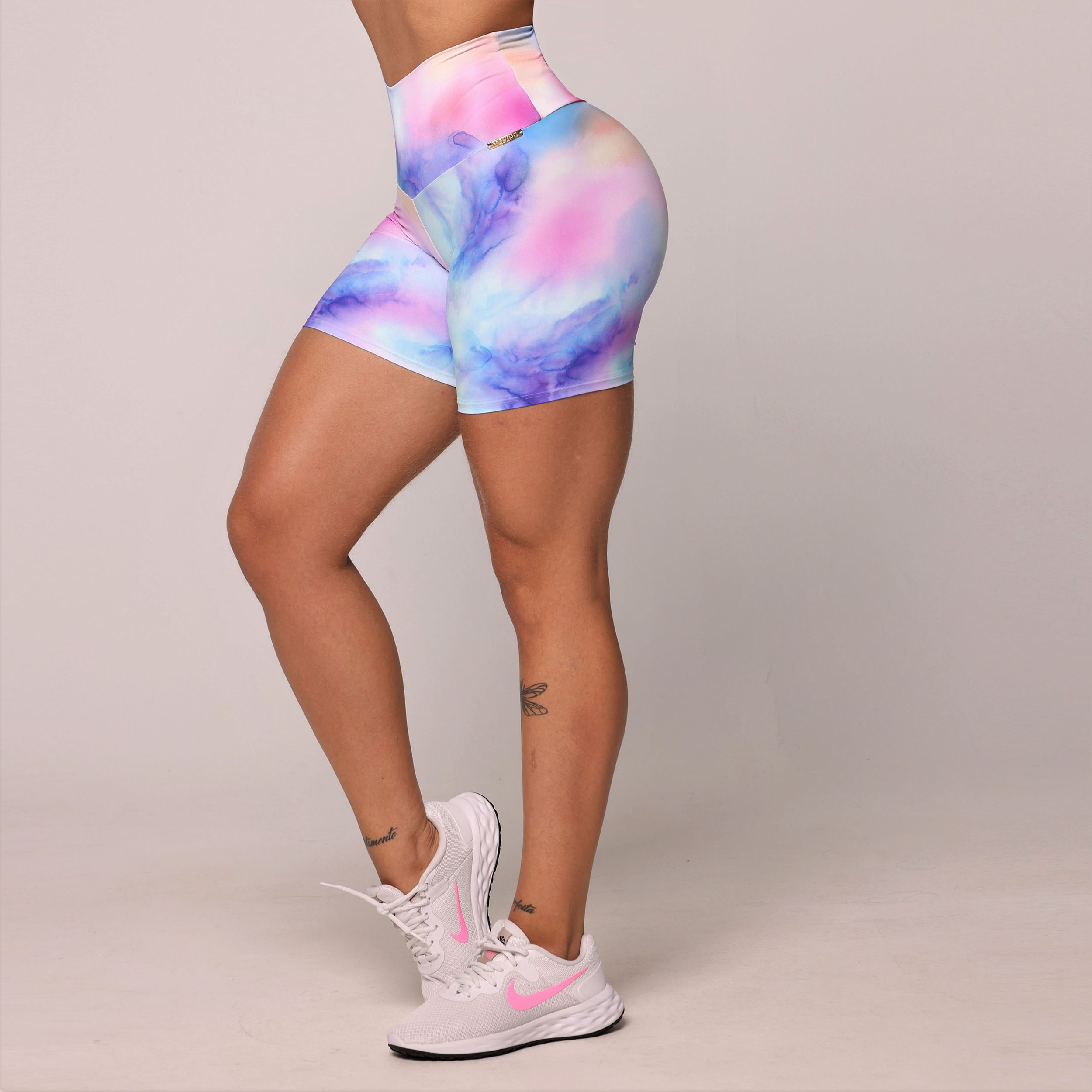 SHORT EMPINA BUMBUM ALGODÃO DOCE EXCLUSIVO - Imagem 4