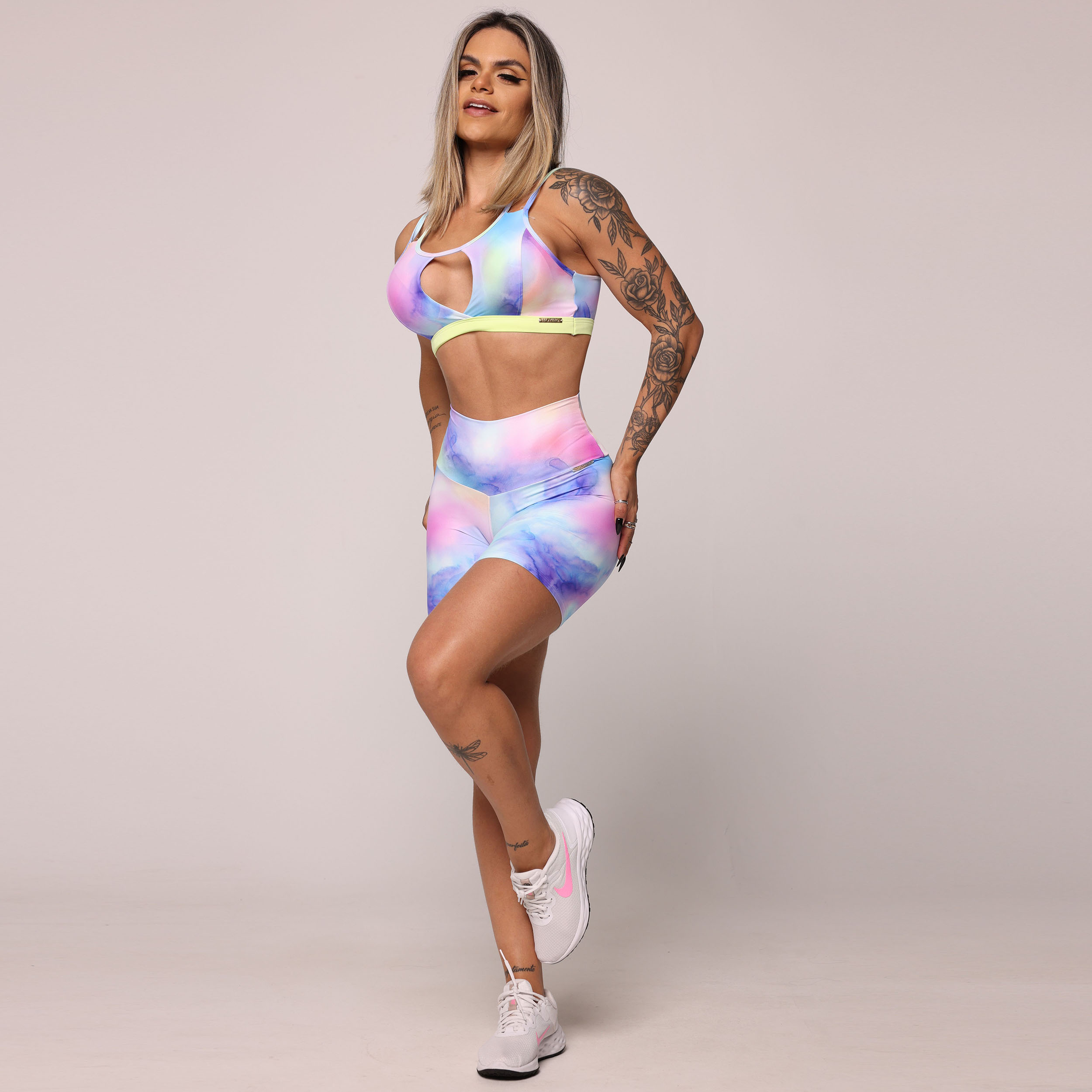 SHORT EMPINA BUMBUM ALGODÃO DOCE EXCLUSIVO - Imagem 8