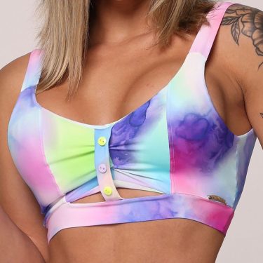 TOP PREPPY ALGODÃO DOCE EXCLUSIVO