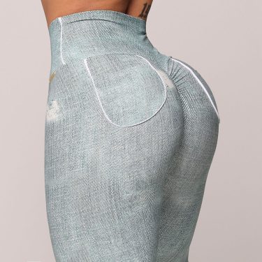 LEGGING BOLSINHO EMPINA BUMBUM FAKE JEANS EXCLUSIVA