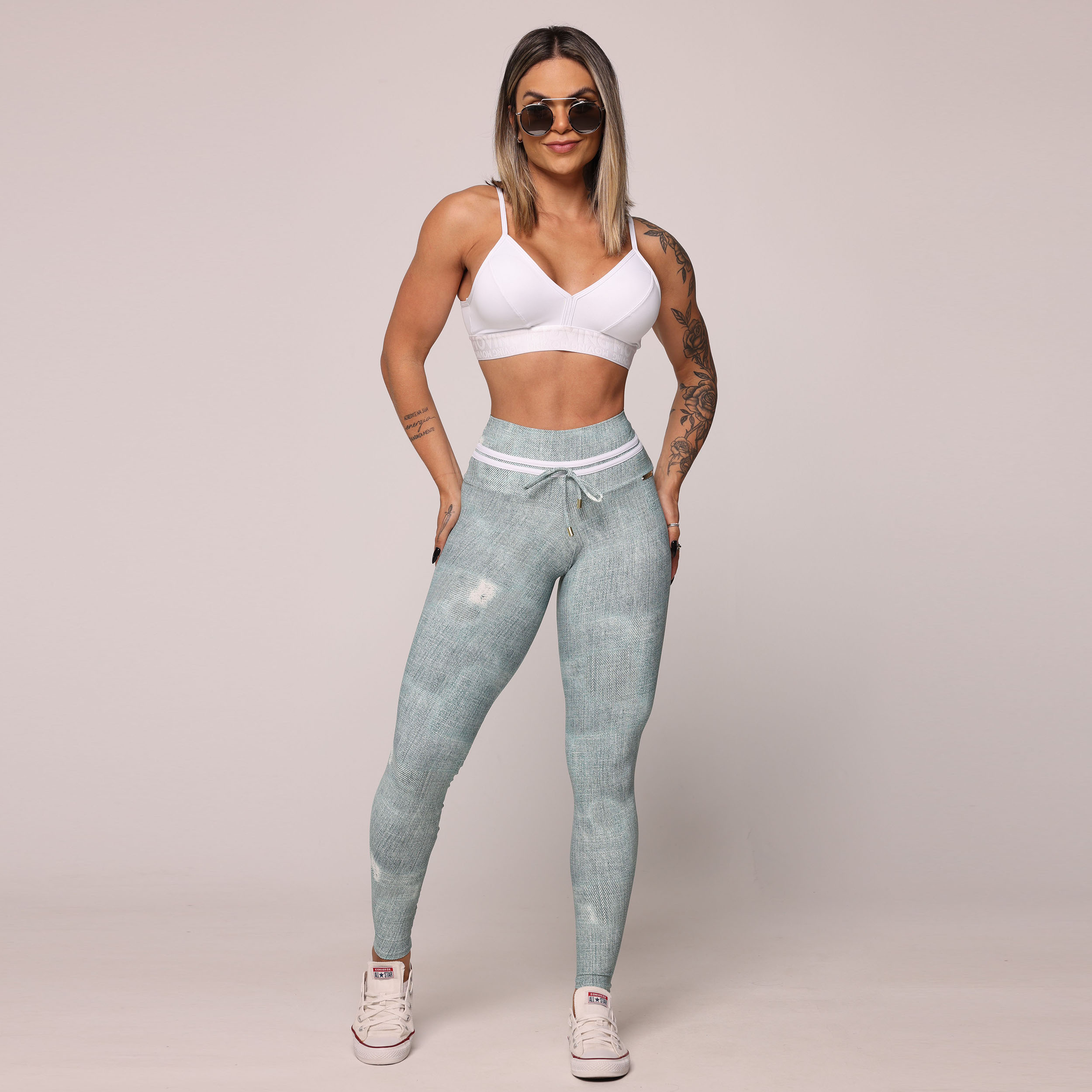 LEGGING COMUM FAKE JEANS EXCLUSIVA - Imagem 8