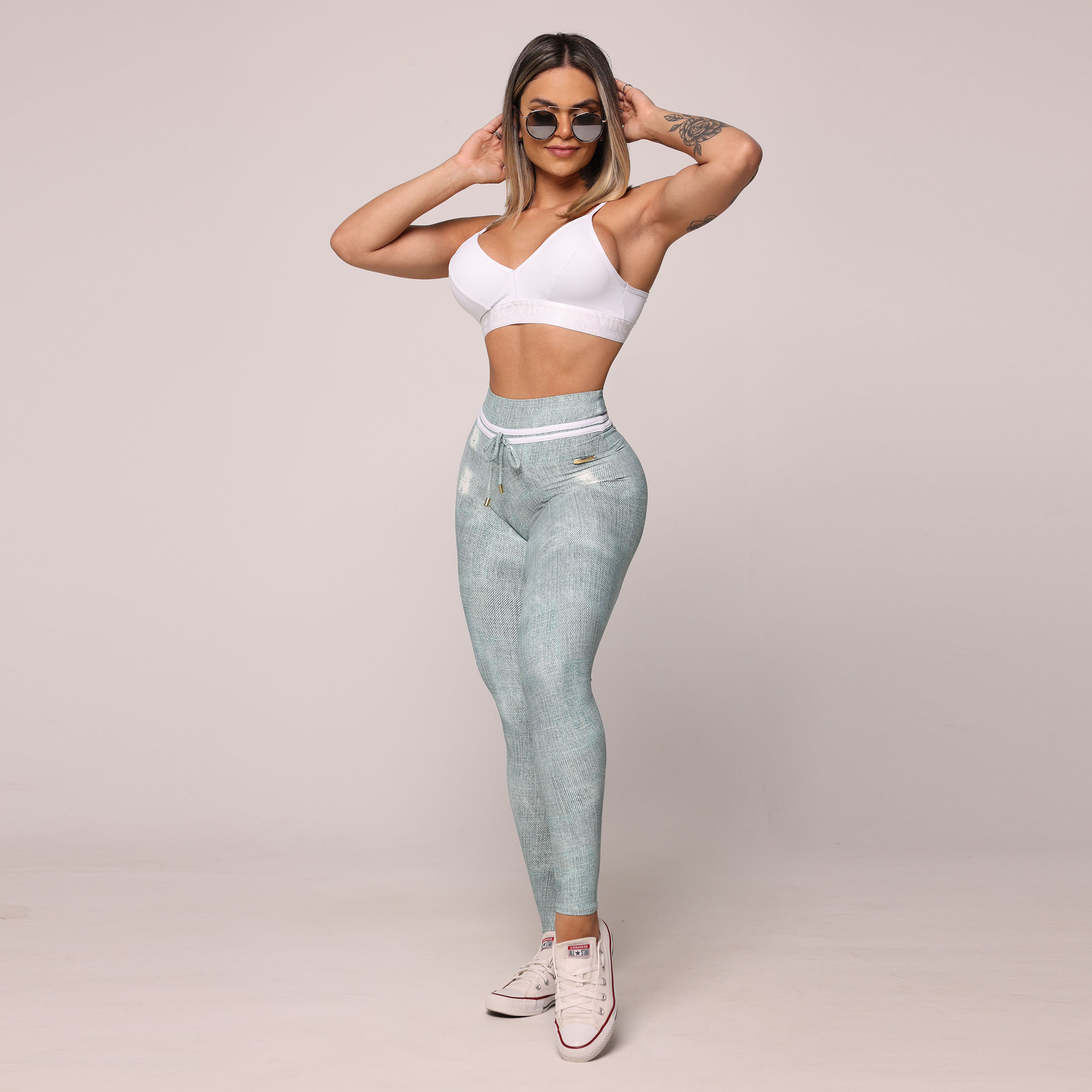 LEGGING COMUM FAKE JEANS EXCLUSIVA - Imagem 10