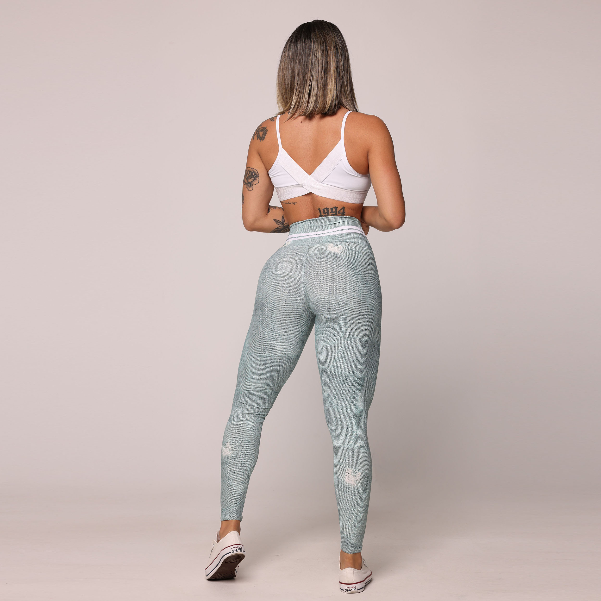 LEGGING COMUM FAKE JEANS EXCLUSIVA - Imagem 11