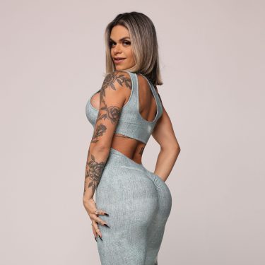 MACACÃO GOTA EMPINA BUMBUM FAKE JEANS EXCLUSIVO