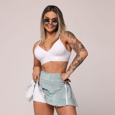 SHORT-SAIA FAKE JEANS EXCLUSIVO