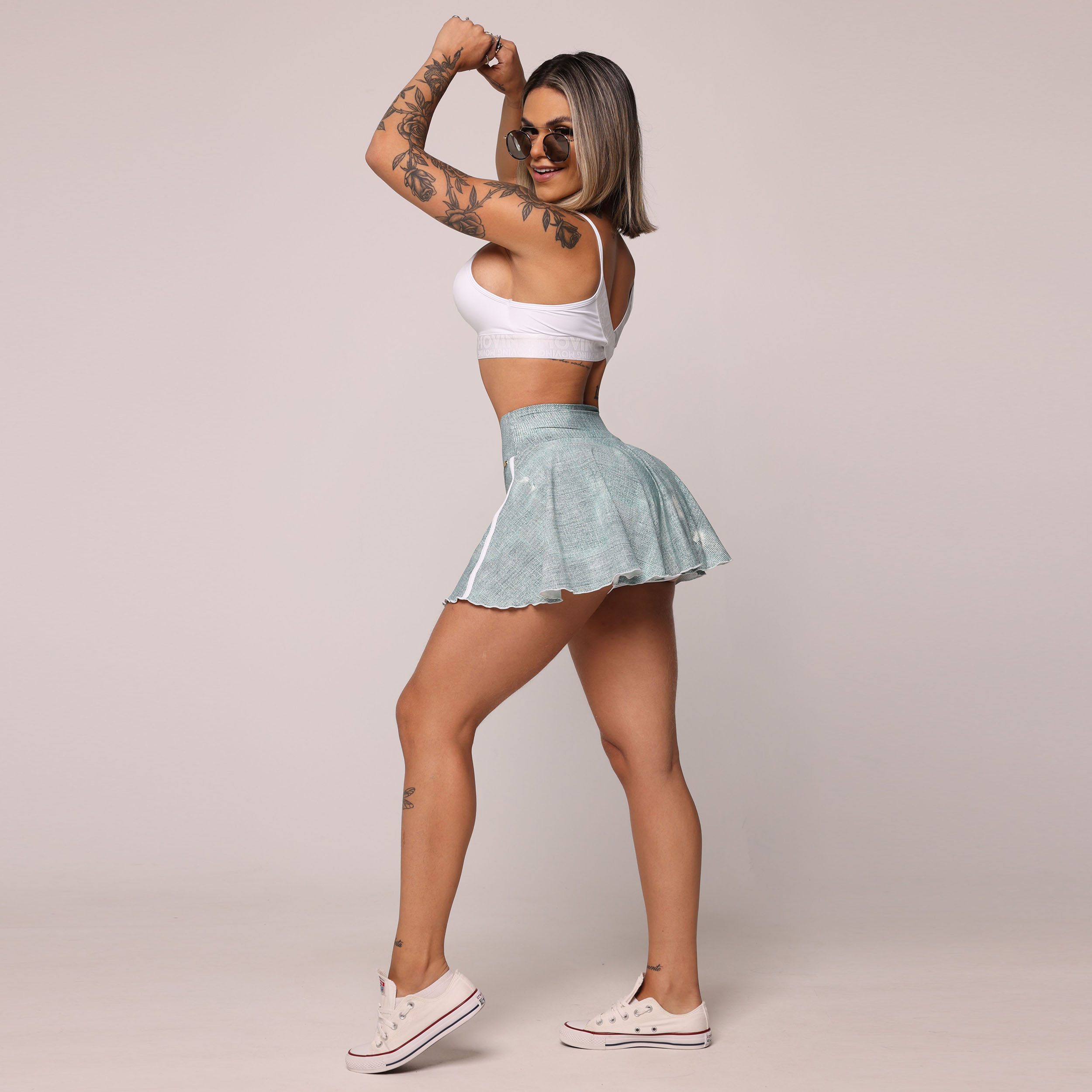 SHORT-SAIA FAKE JEANS EXCLUSIVO - Imagem 7