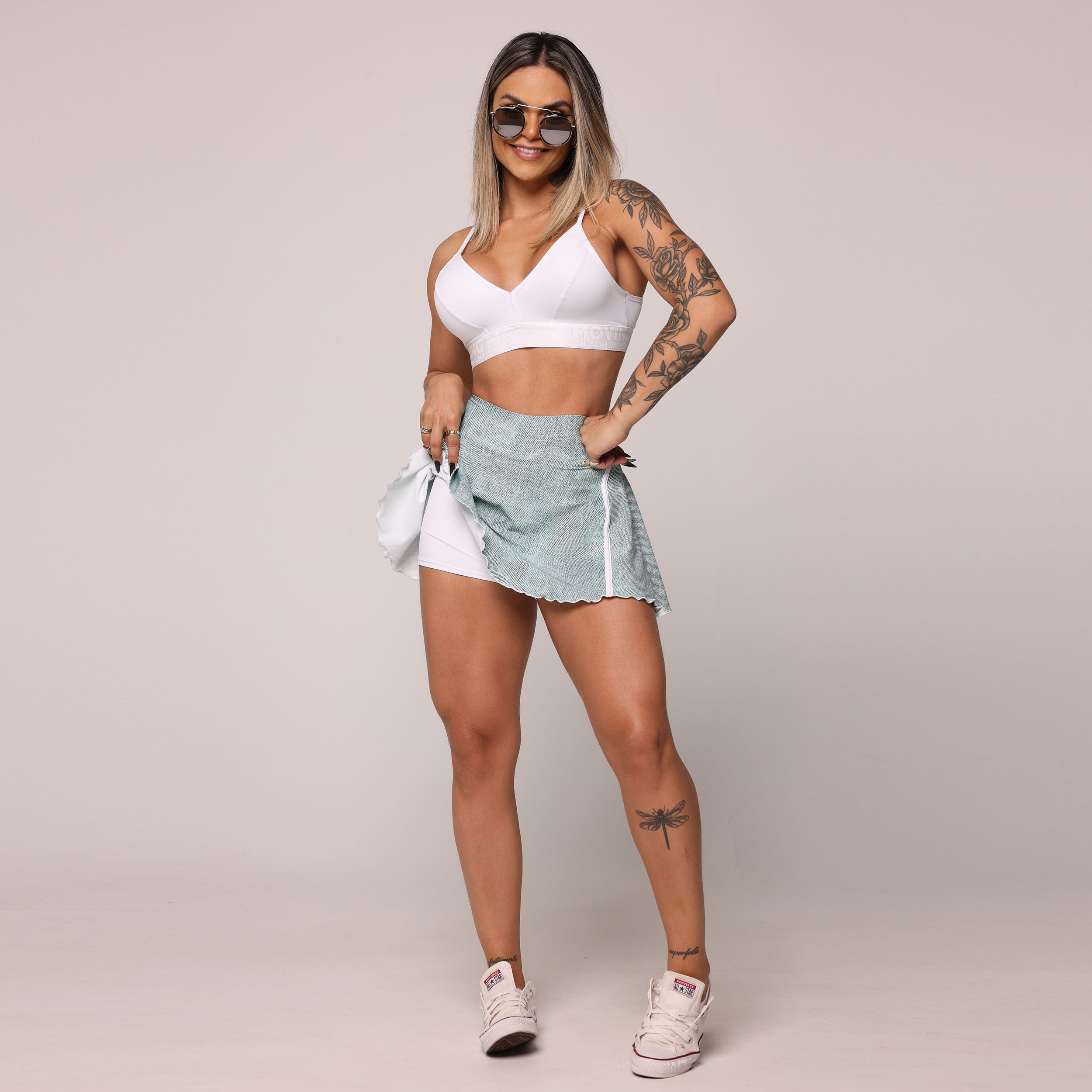 SHORT-SAIA FAKE JEANS EXCLUSIVO - Imagem 8