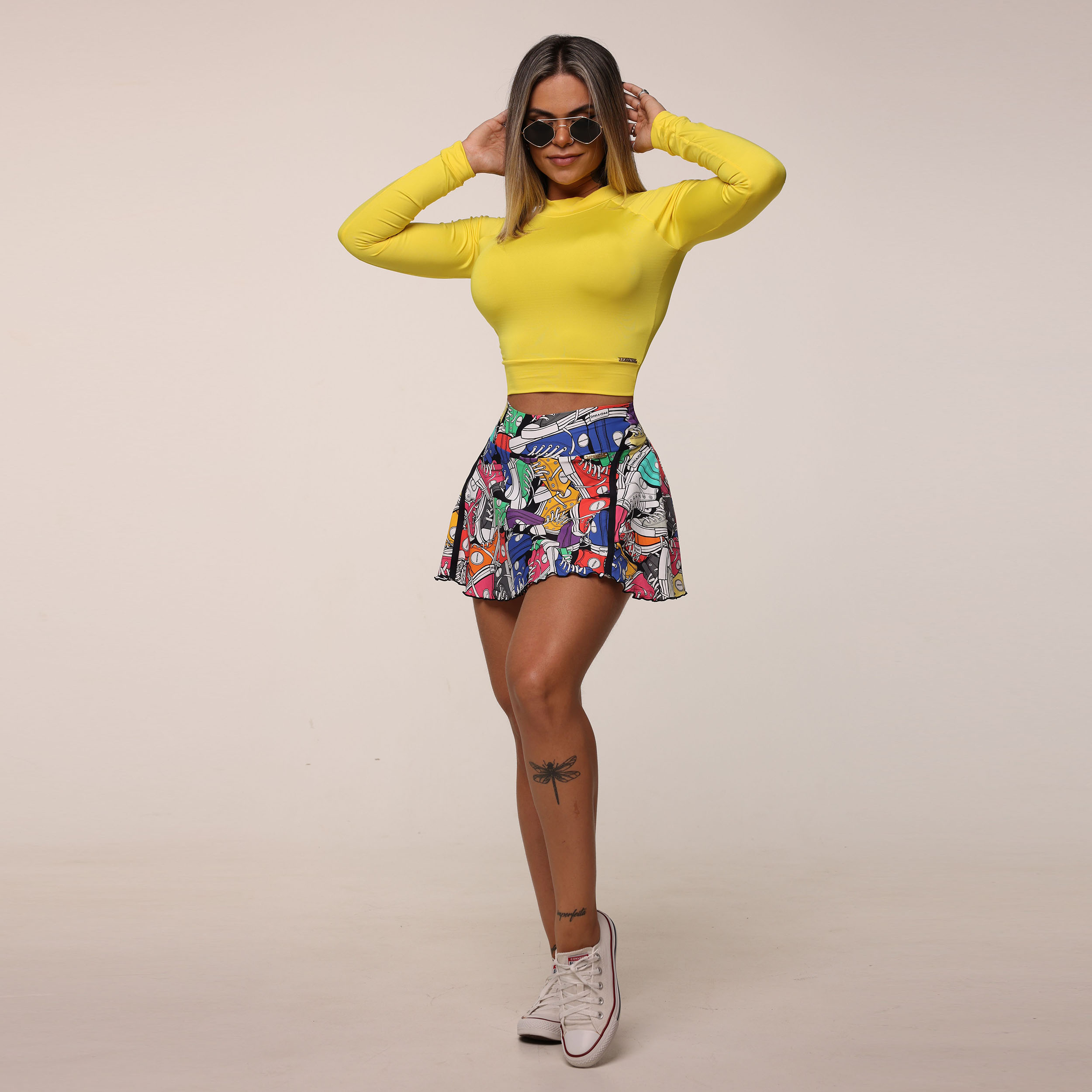 CROPPED CARMEL MANGA LONGA HONEY - Imagem 6