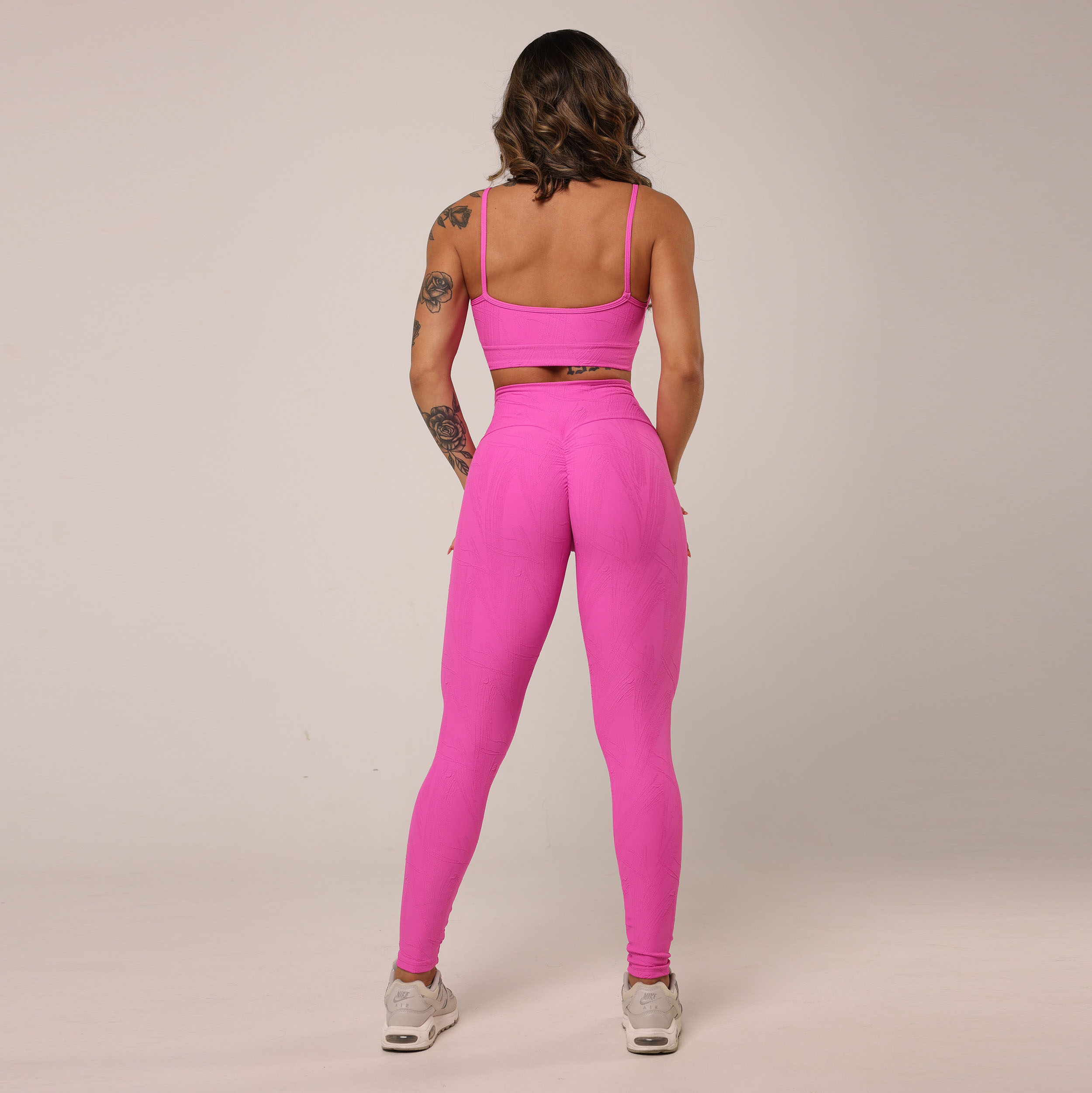 TOP HOPE JACQUARD GRAFIATO ROSA BARBIE - Imagem 7