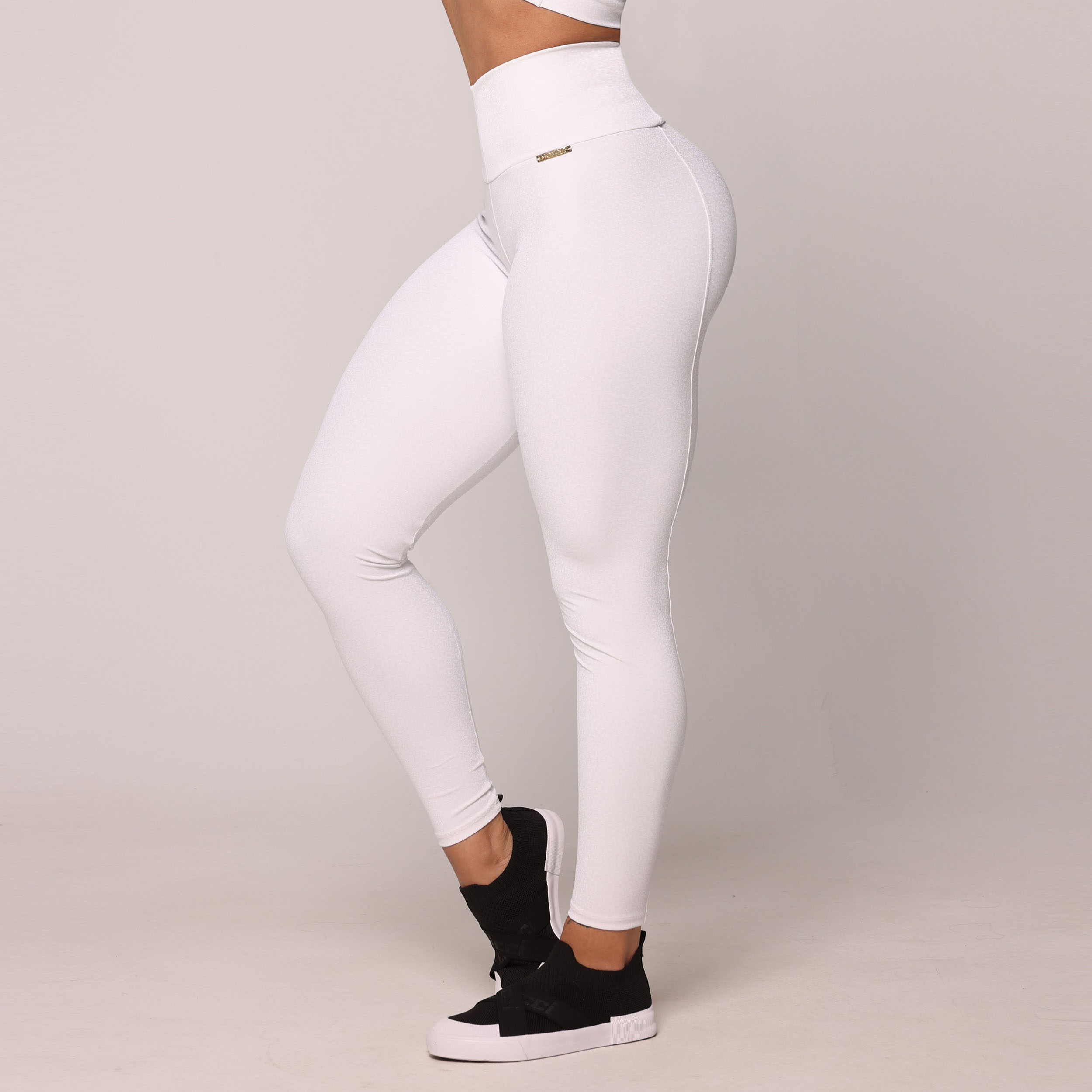 CALÇA MONTARIA COURO SINTÉTICO LUX BRANCA - Imagem 3