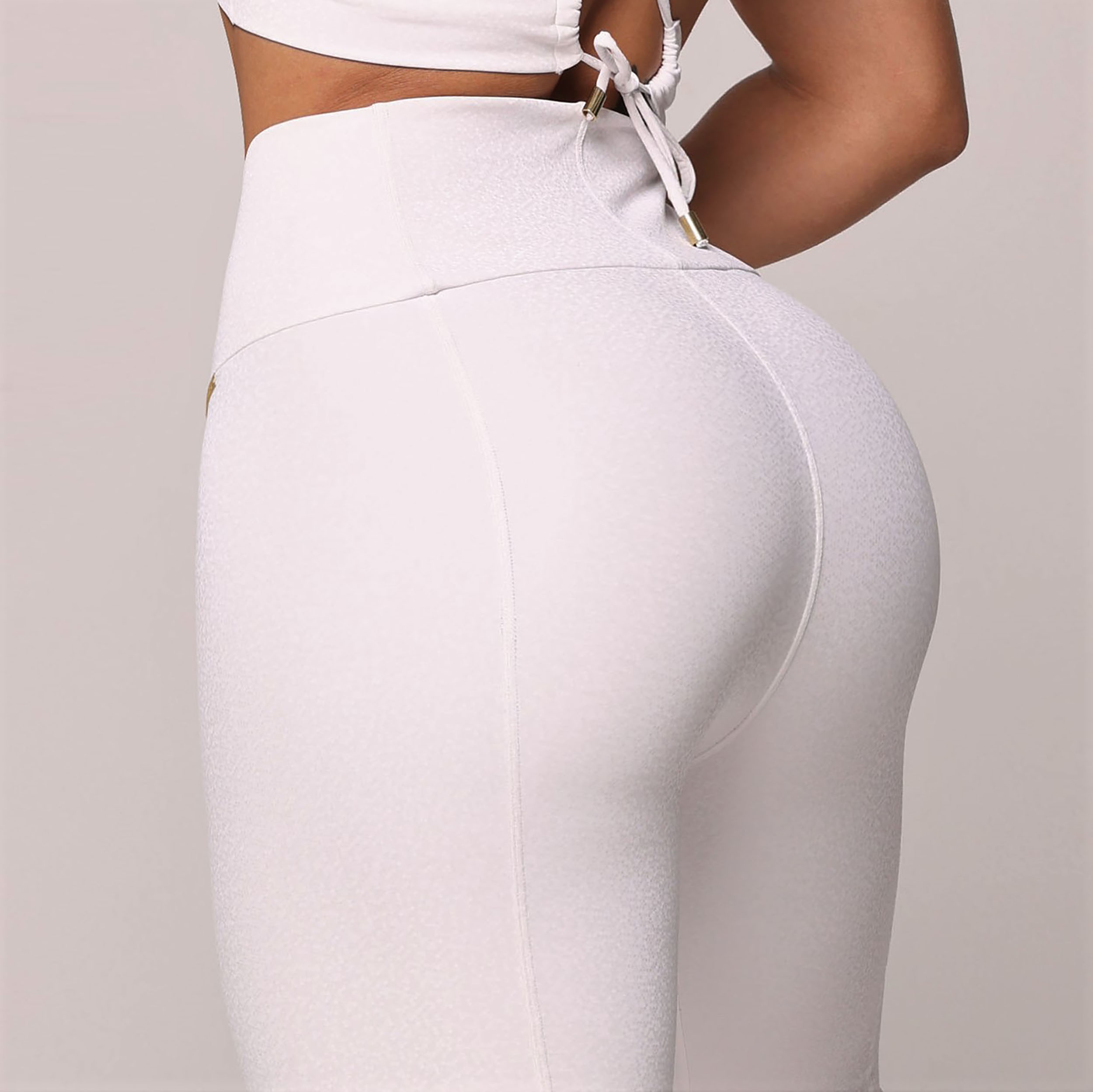 CALÇA MONTARIA COURO SINTÉTICO LUX BRANCA - Imagem 4