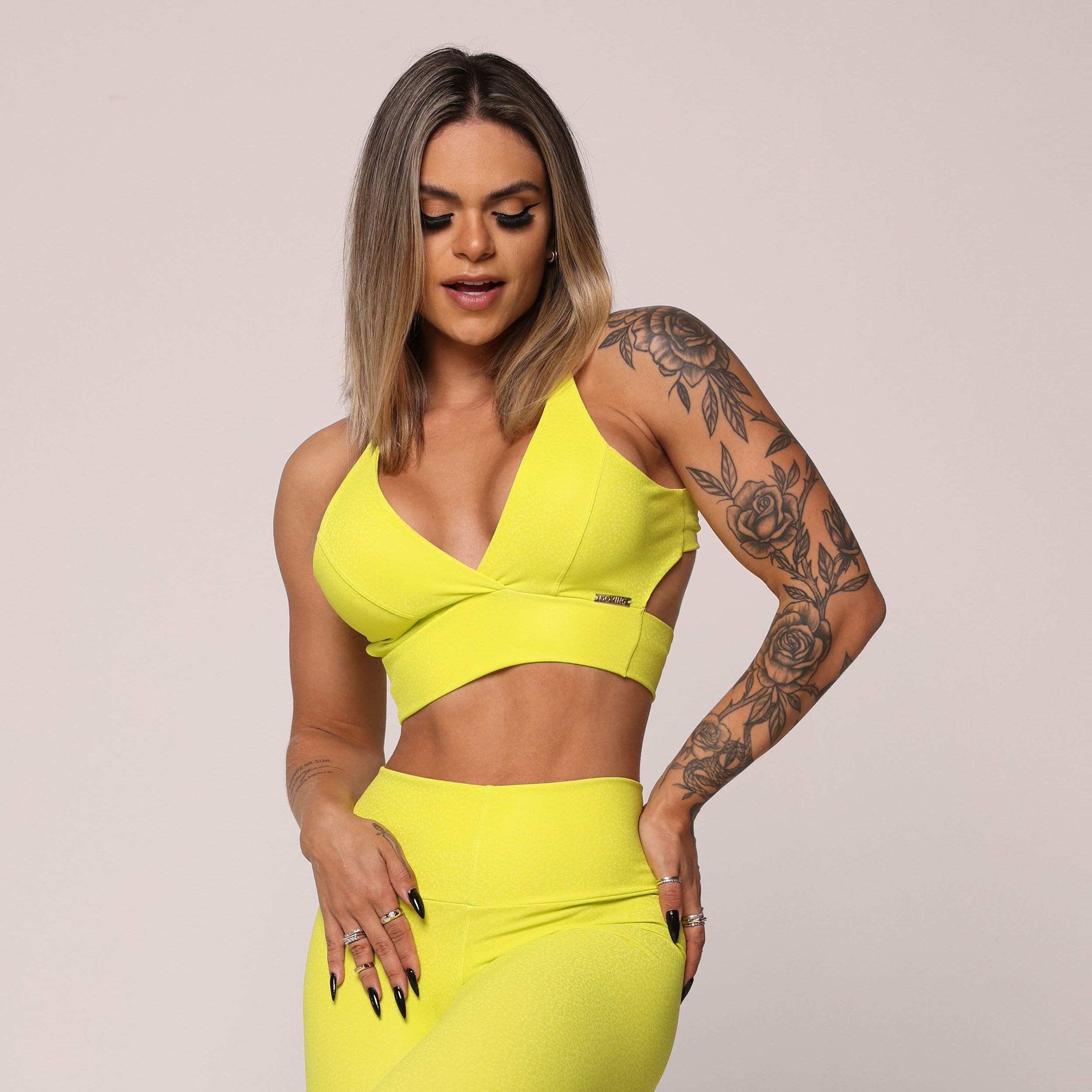 TOP NÁPOLI COURO SINTÉTICO LUX NEON - Imagem 3