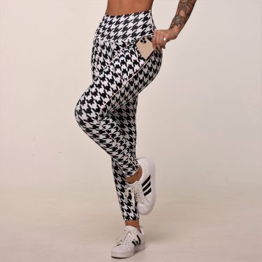 LEGGING CELULAR EMPINA BUMBUM PIED DE POULE EXCLUSIVA