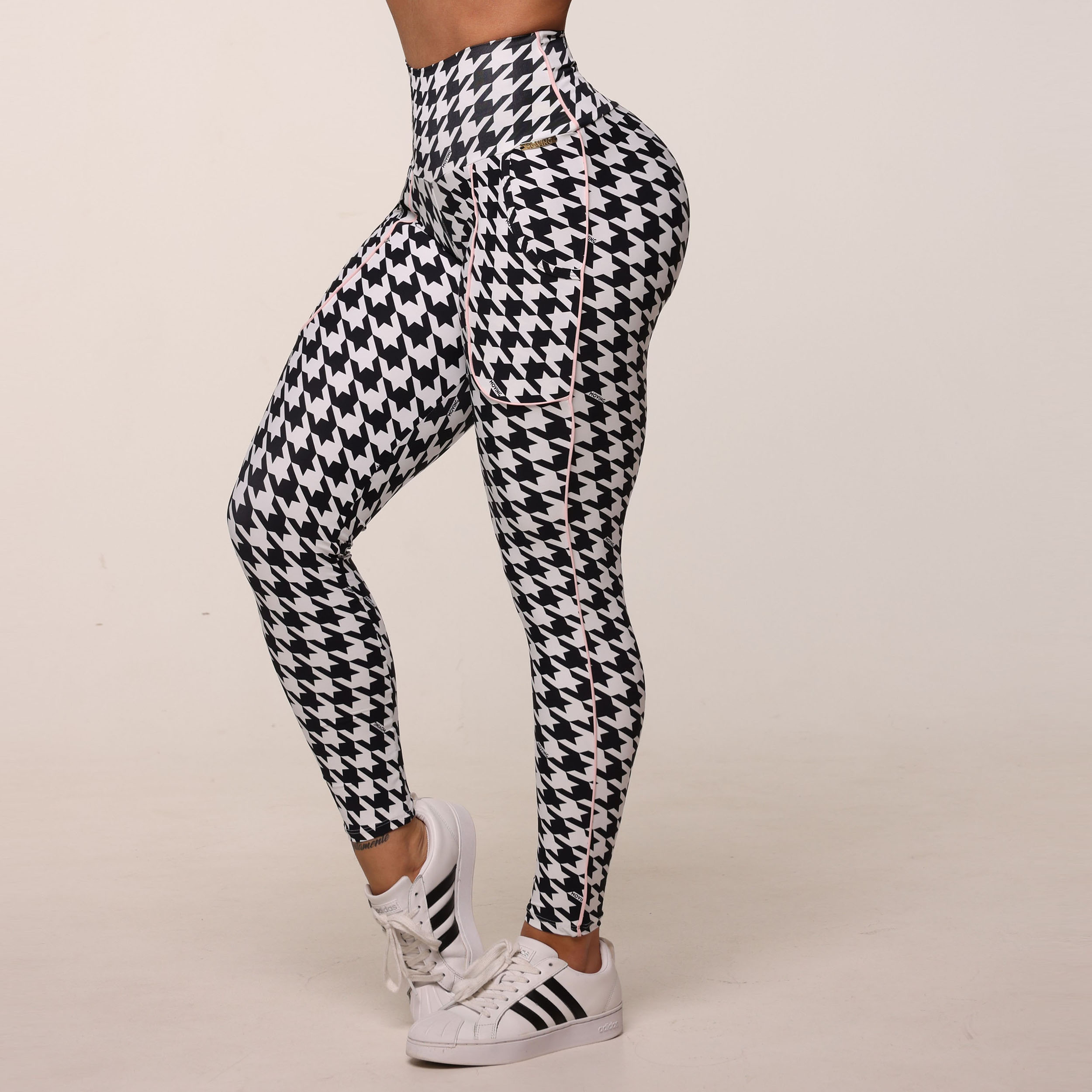 LEGGING CELULAR EMPINA BUMBUM PIED DE POULE EXCLUSIVA - Imagem 3