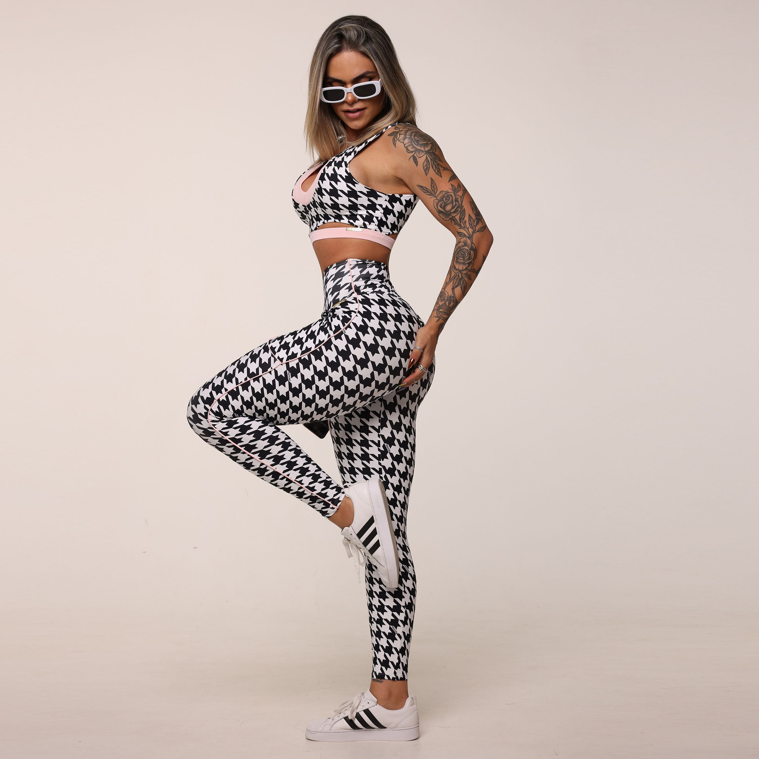 LEGGING CELULAR EMPINA BUMBUM PIED DE POULE EXCLUSIVA - Imagem 6