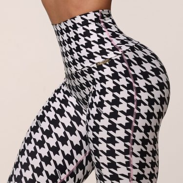 LEGGING CONFORT COMUM PIED DE POULE EXCLUSIVA
