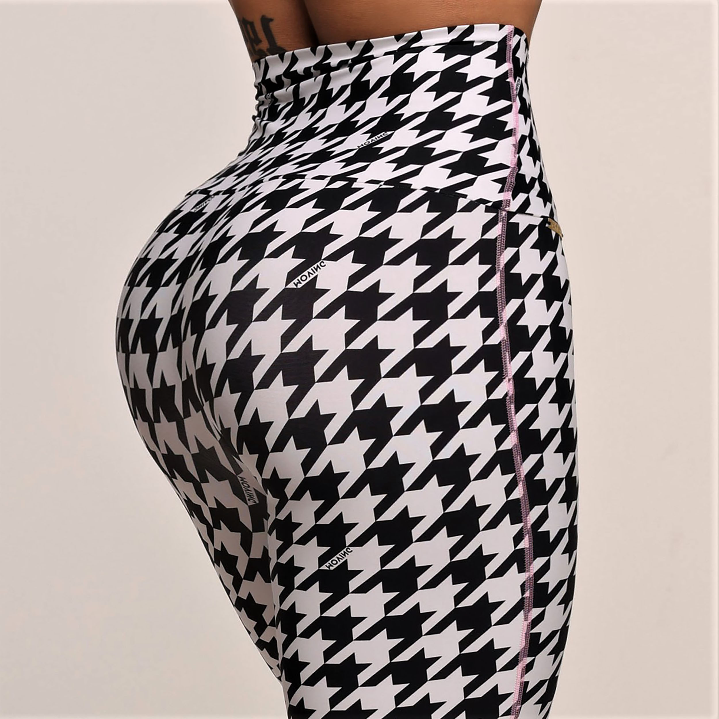 LEGGING CONFORT COMUM PIED DE POULE EXCLUSIVA - Imagem 4