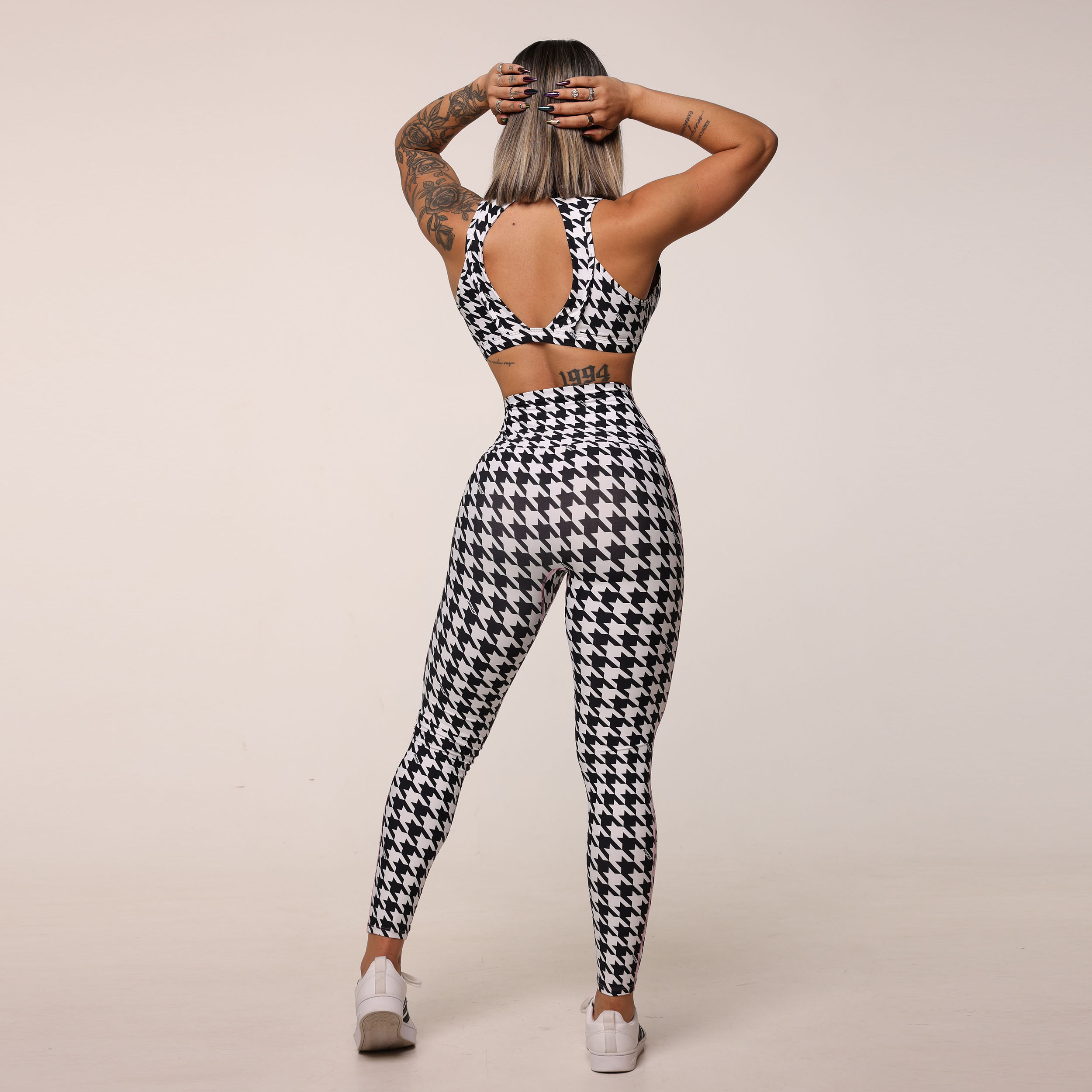 LEGGING CONFORT COMUM PIED DE POULE EXCLUSIVA - Imagem 8