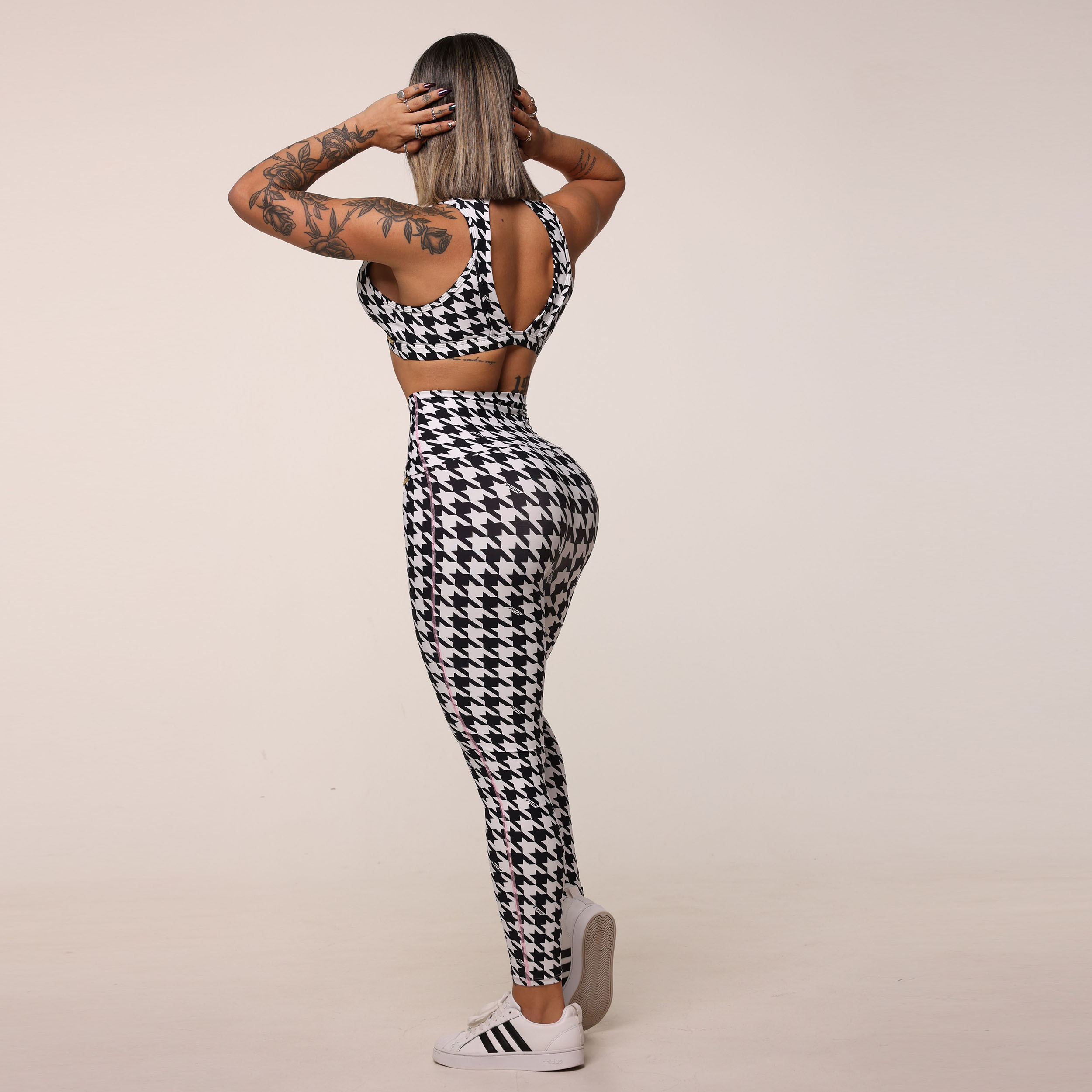 LEGGING CONFORT COMUM PIED DE POULE EXCLUSIVA - Imagem 10