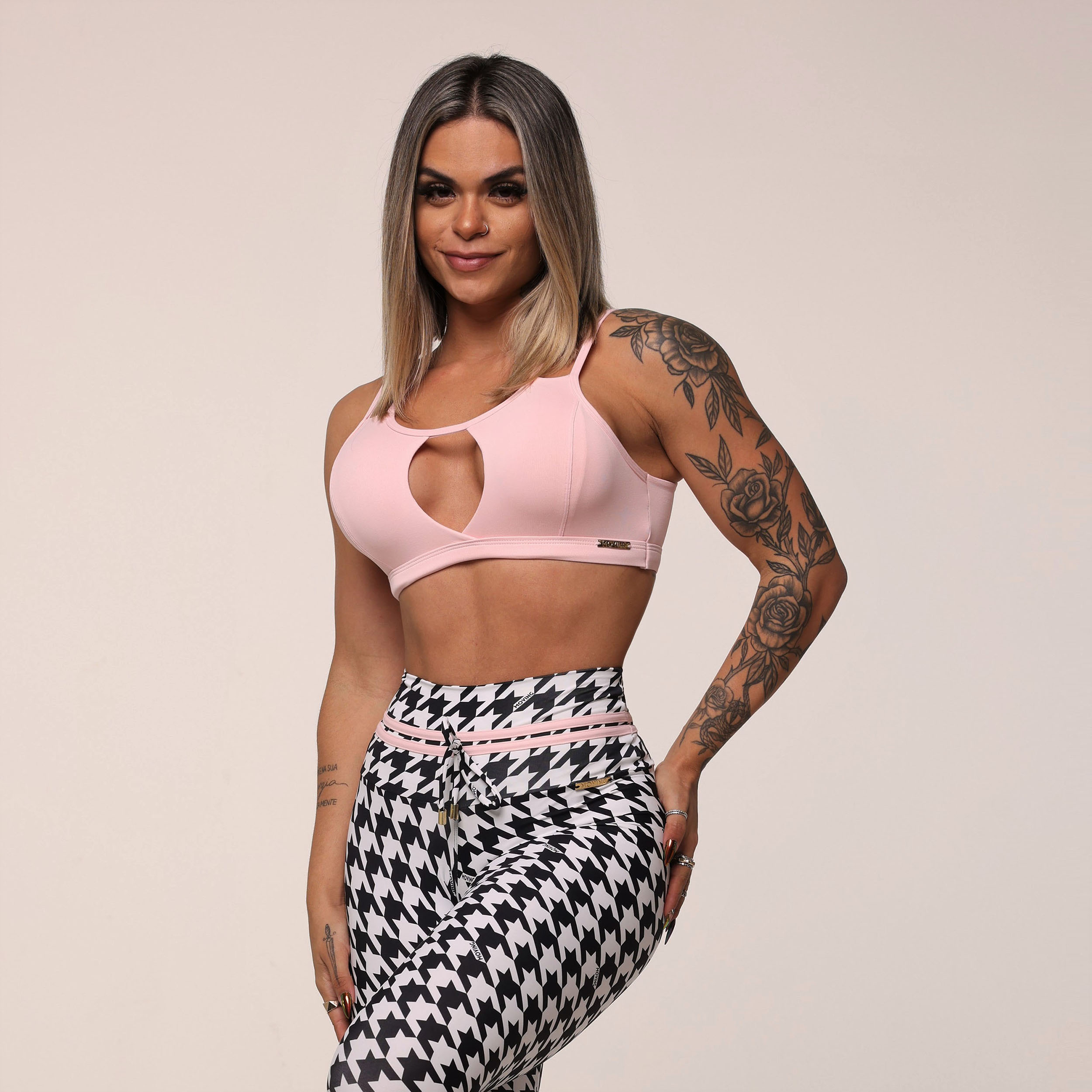 LEGGING EMPINA BUMBUM PIED DE POULE EXCLUSIVA - Imagem 4