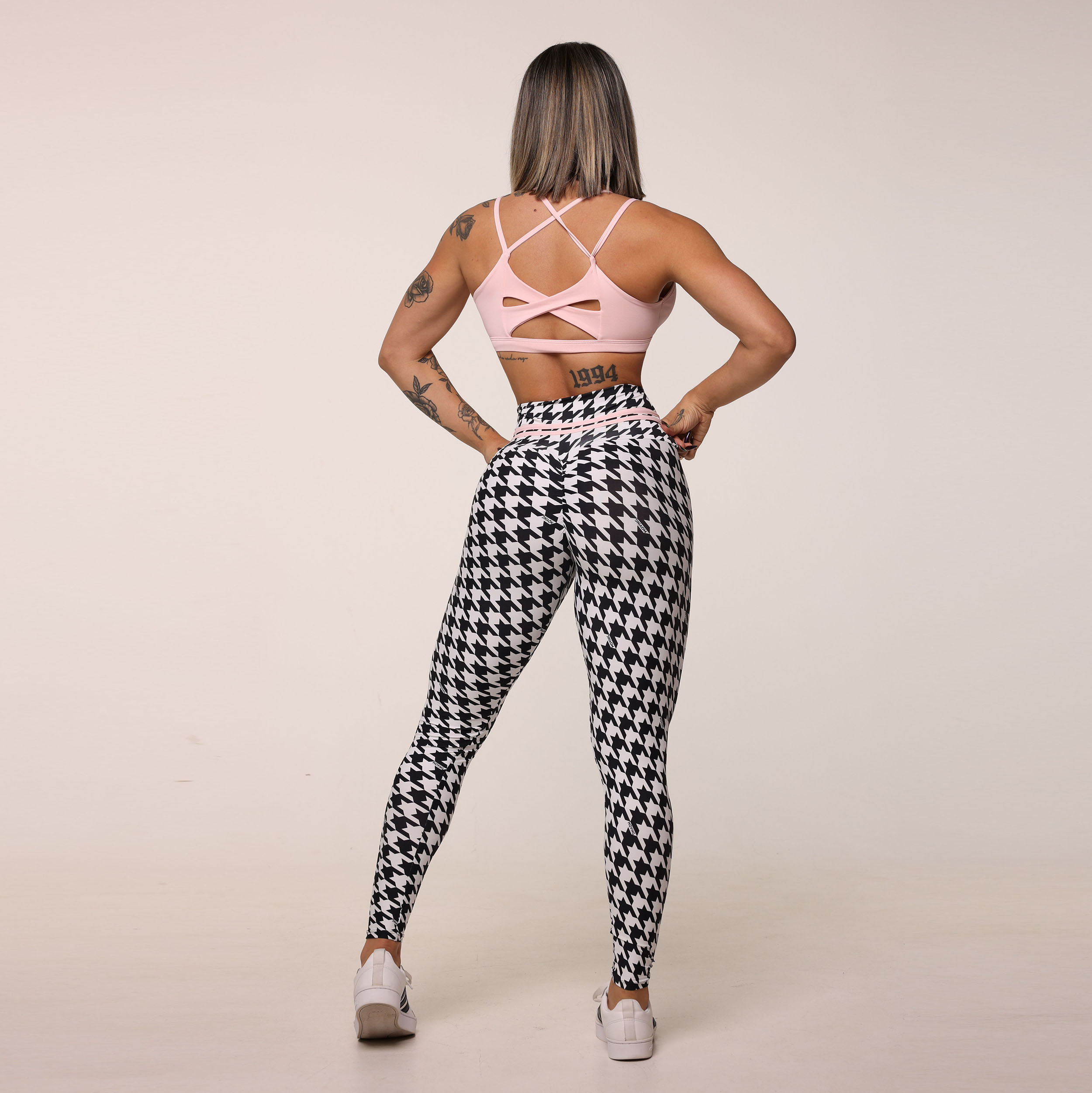 LEGGING EMPINA BUMBUM PIED DE POULE EXCLUSIVA - Imagem 8