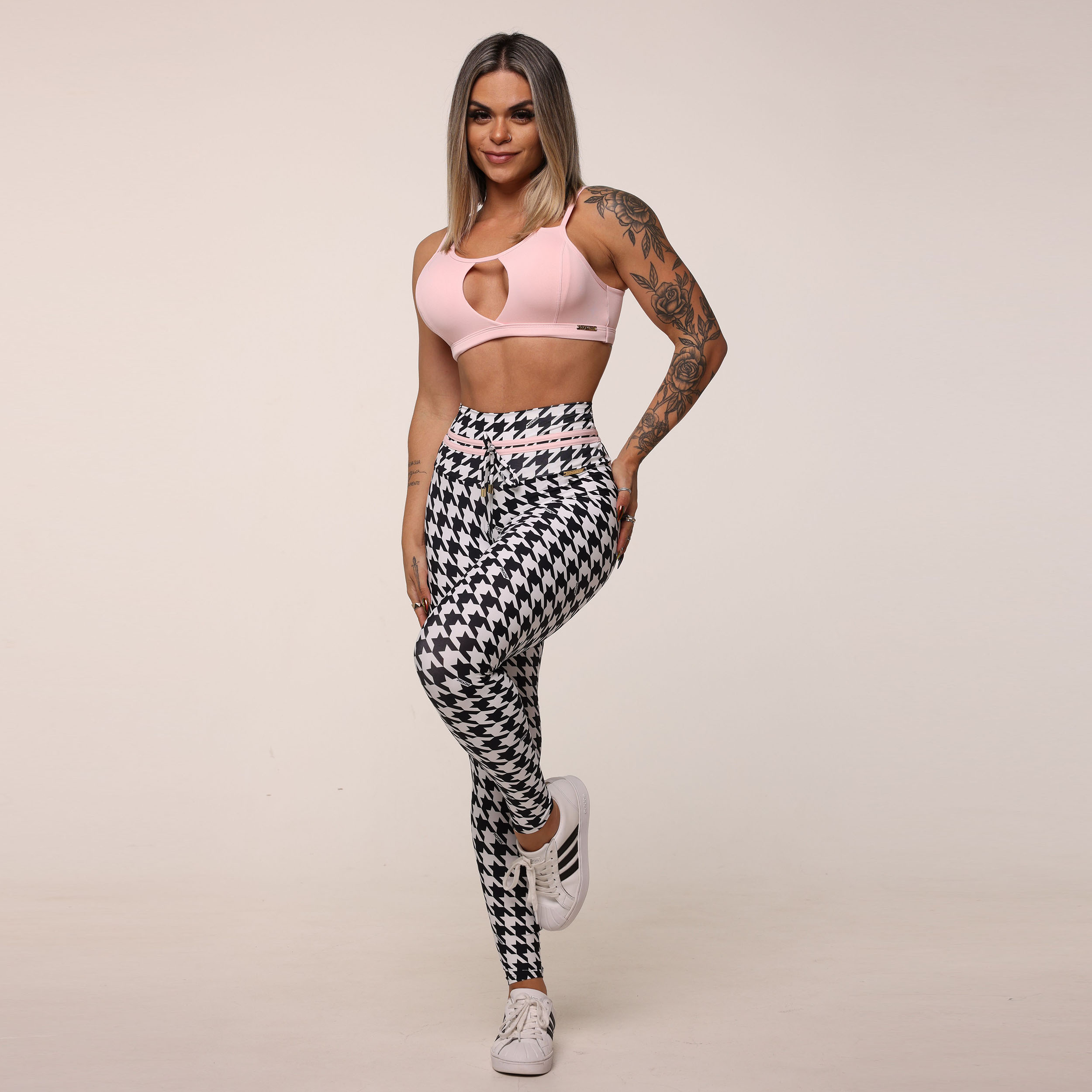 LEGGING EMPINA BUMBUM PIED DE POULE EXCLUSIVA - Imagem 9