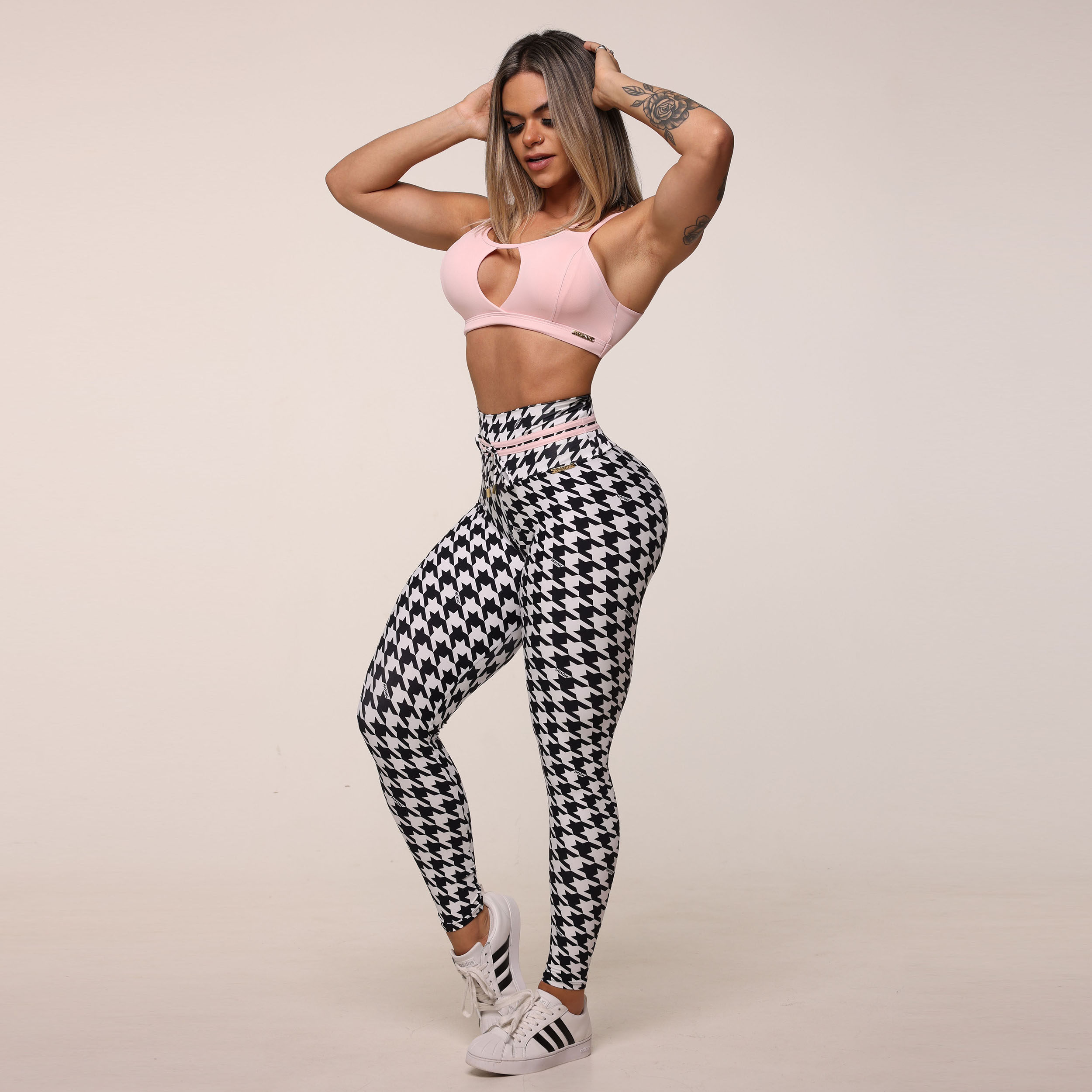 LEGGING EMPINA BUMBUM PIED DE POULE EXCLUSIVA - Imagem 11