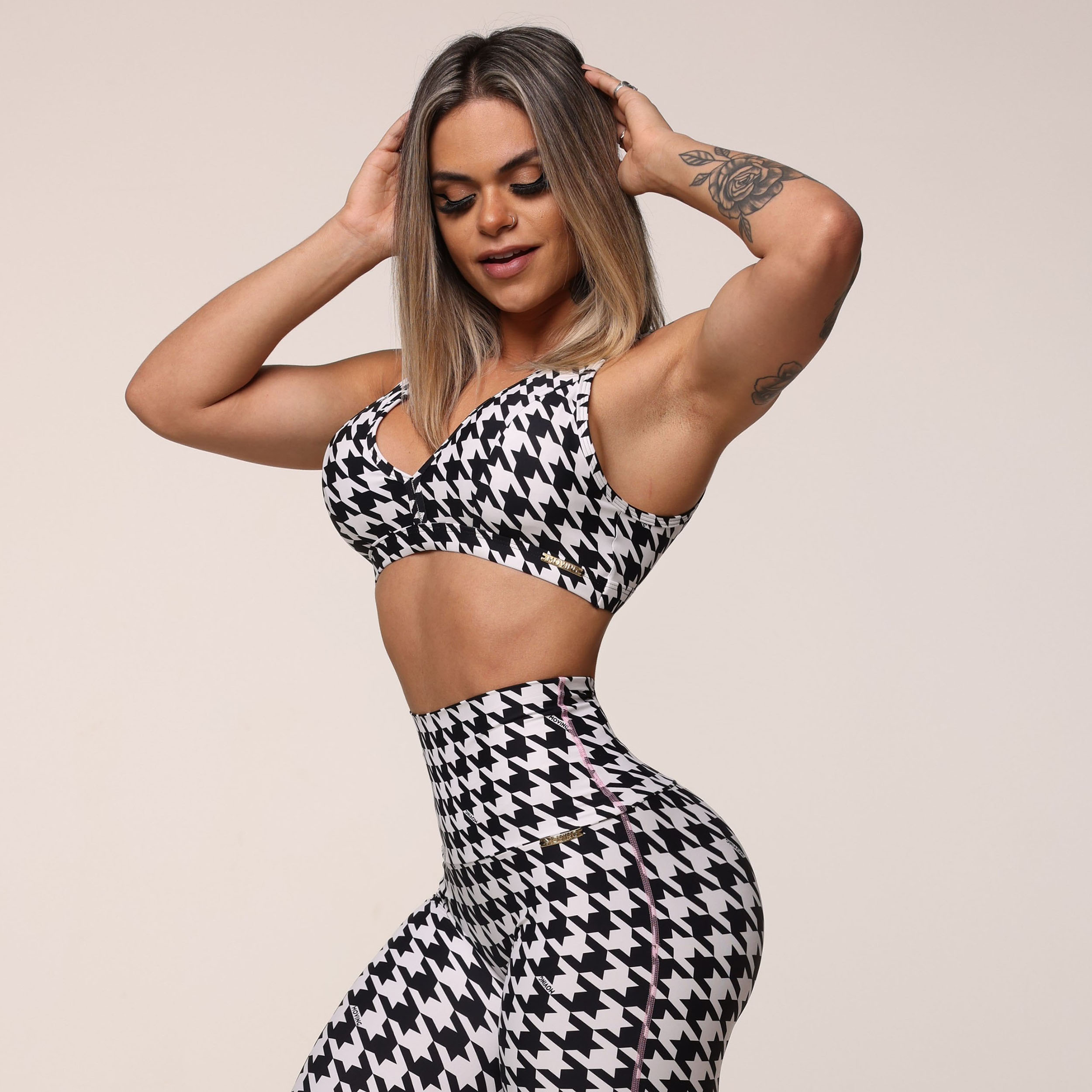 TOP EGEO PIED DE POULE EXCLUSIVO - Imagem 3