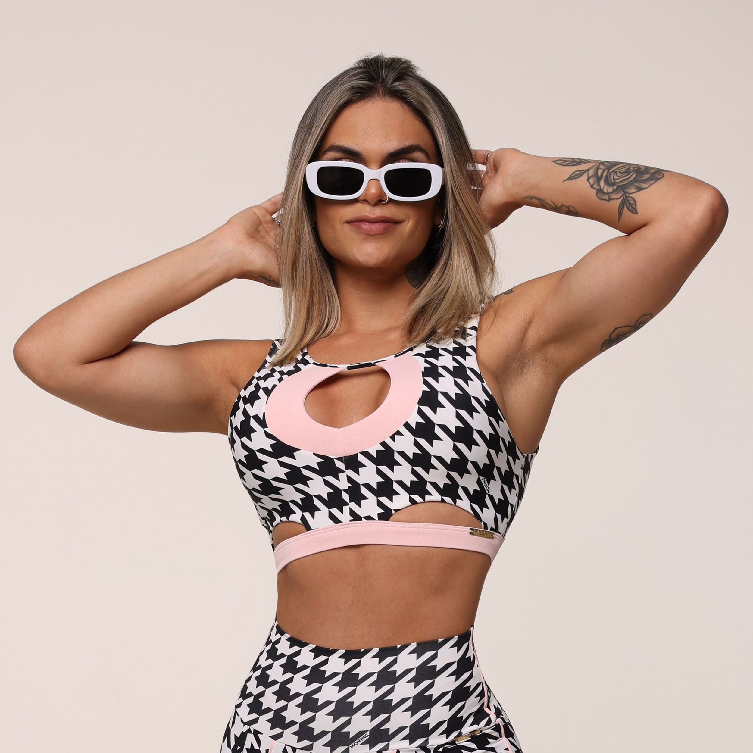 TOP GÊNOVA PIED DE POULE EXCLUSIVO - Imagem 3