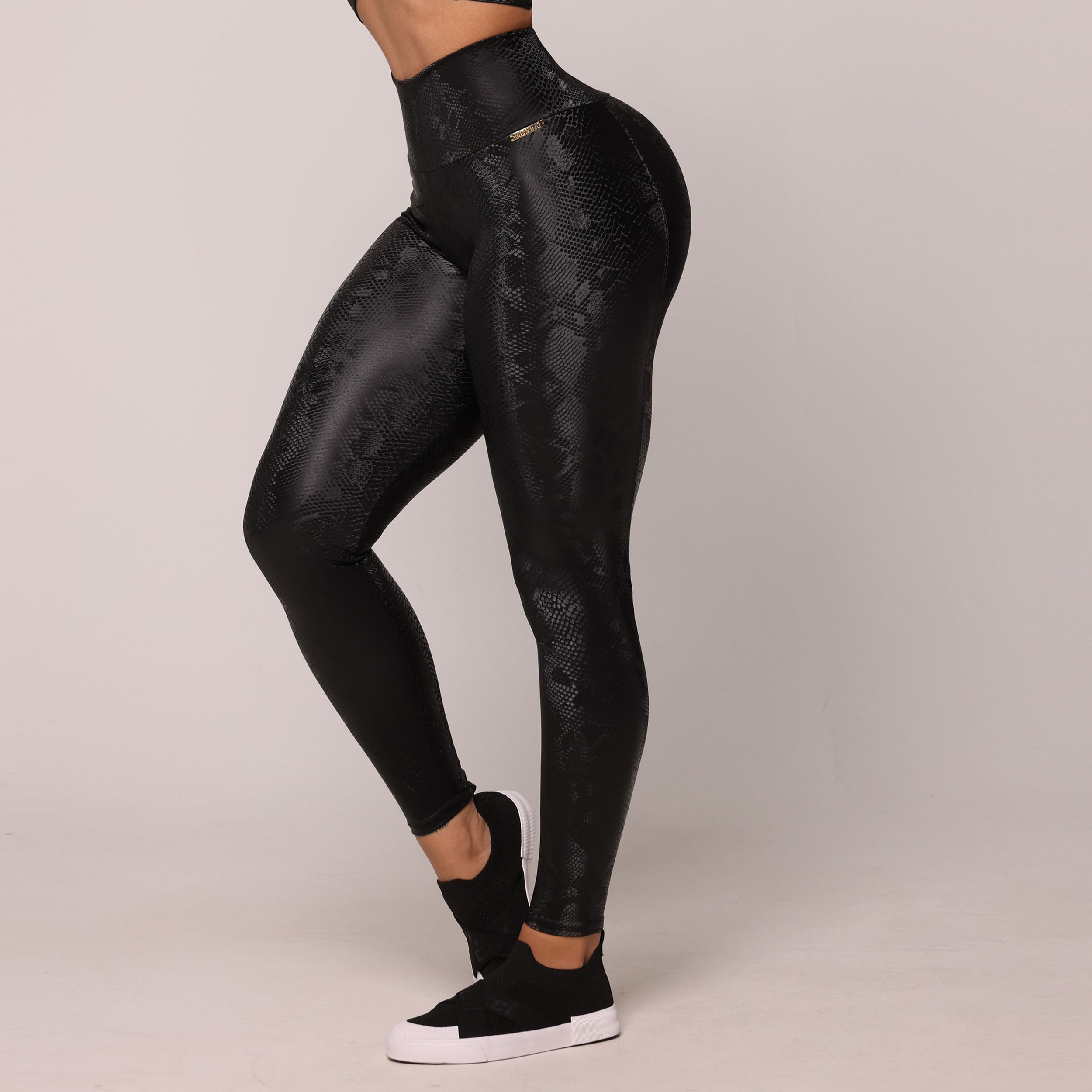 CALÇA MONTARIA COURO SINTÉTICO SNAKE - Imagem 3