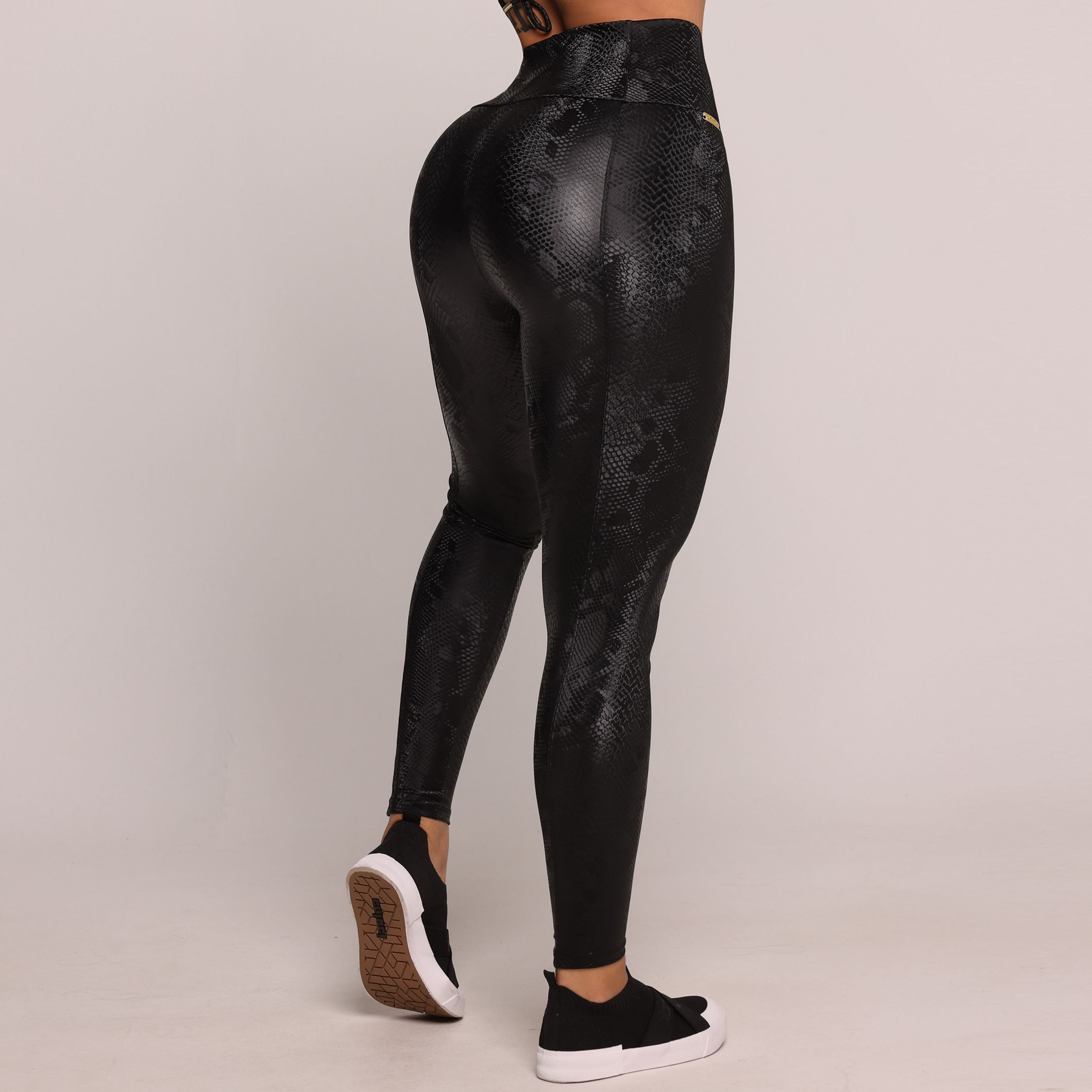 CALÇA MONTARIA COURO SINTÉTICO SNAKE - Imagem 4