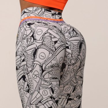 LEGGING EMPINA BUMBUM SNEAKERS WHITE EXCLUSIVA