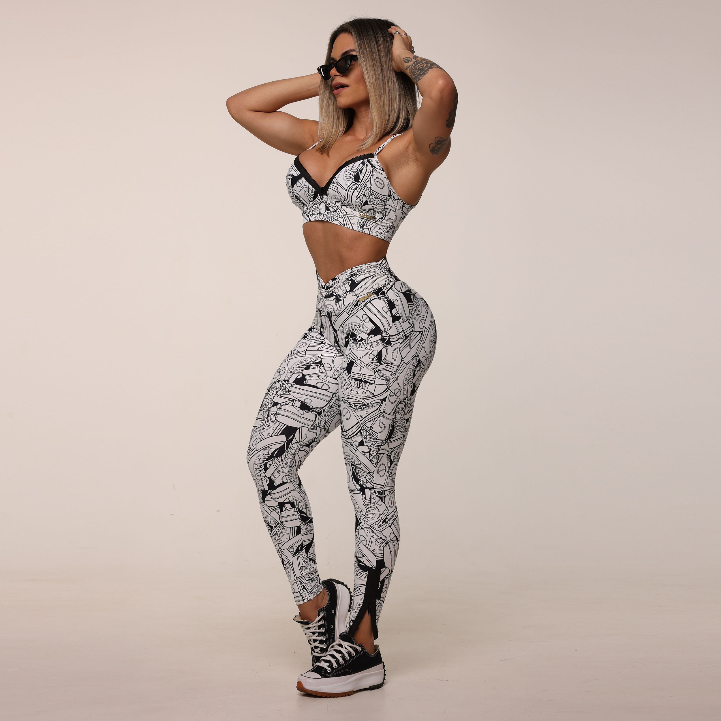LEGGING HYPE EMPINA BUMBUM SNEAKERS WHITE EXCLUSIVA - Imagem 12